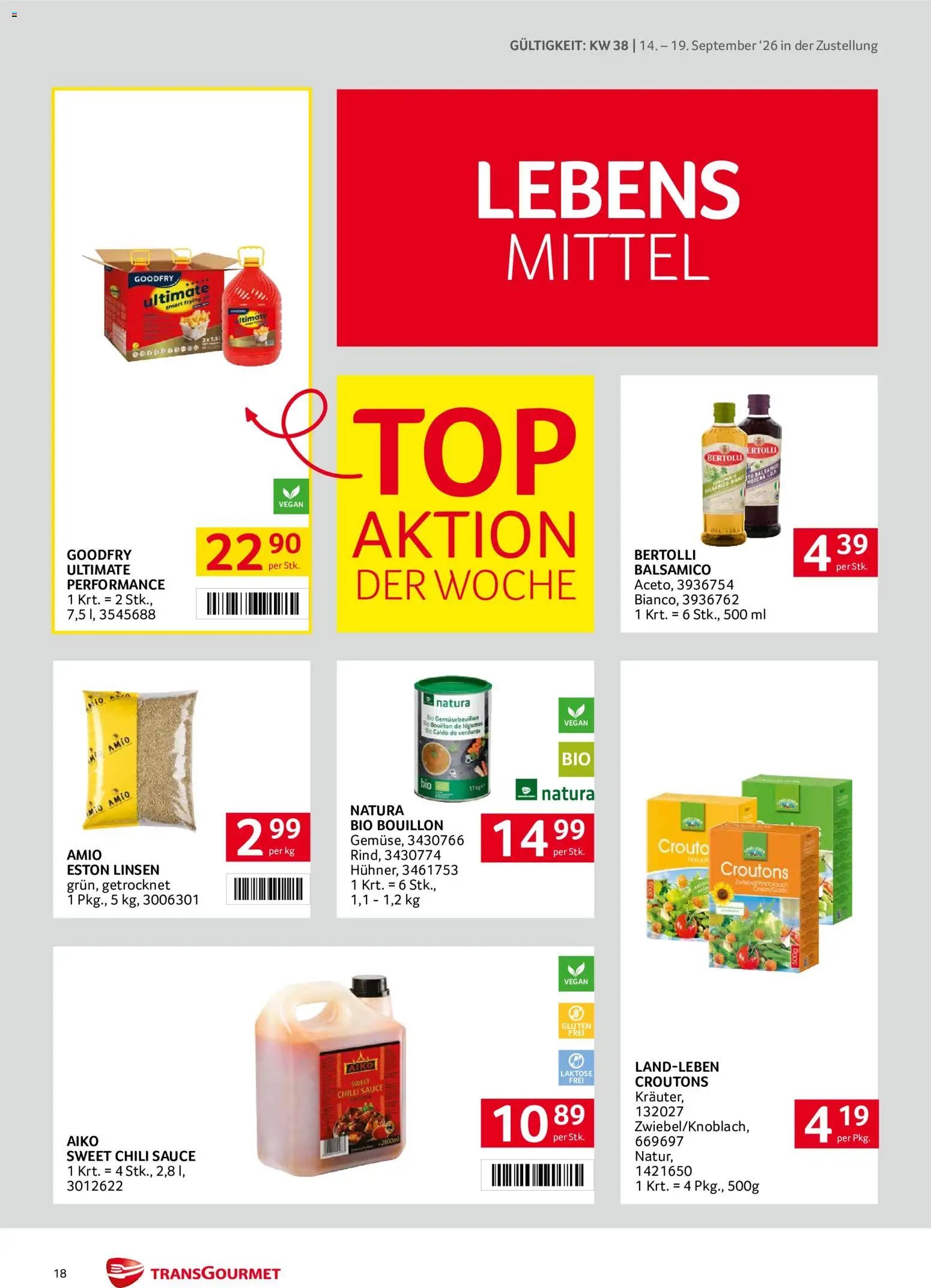 Transgourmet Zustellaktion