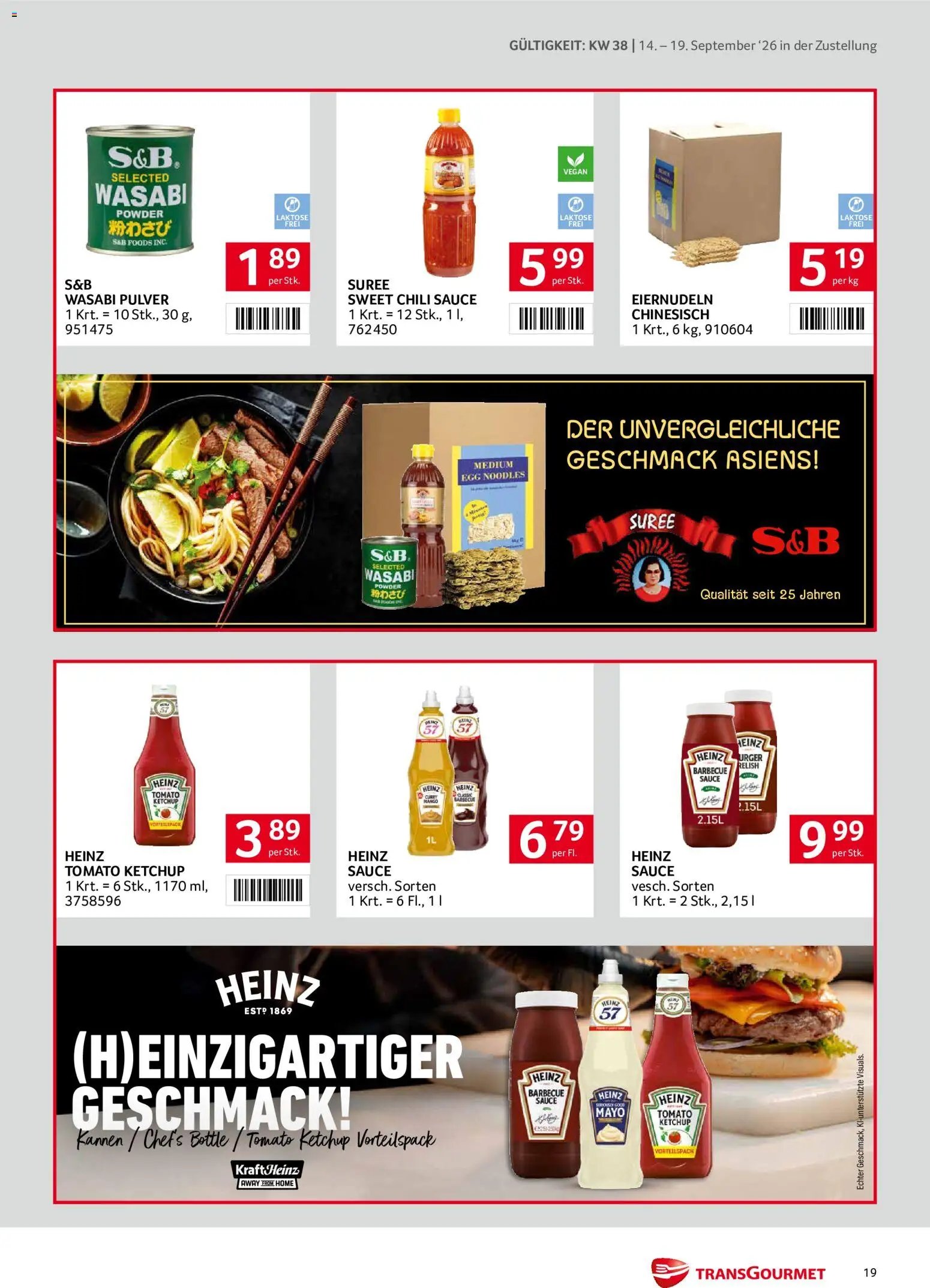 Transgourmet Zustellaktion