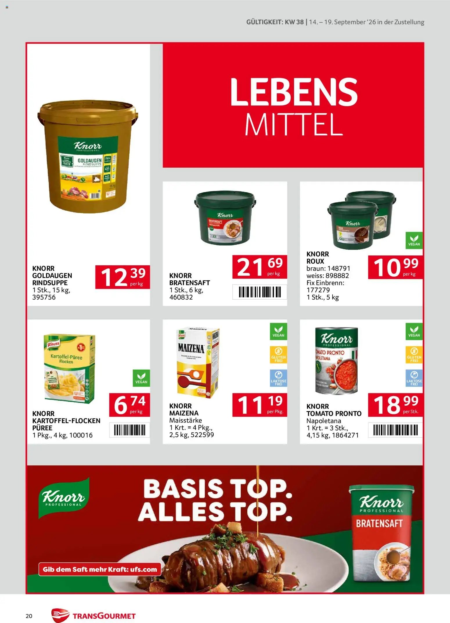 Transgourmet Zustellaktion