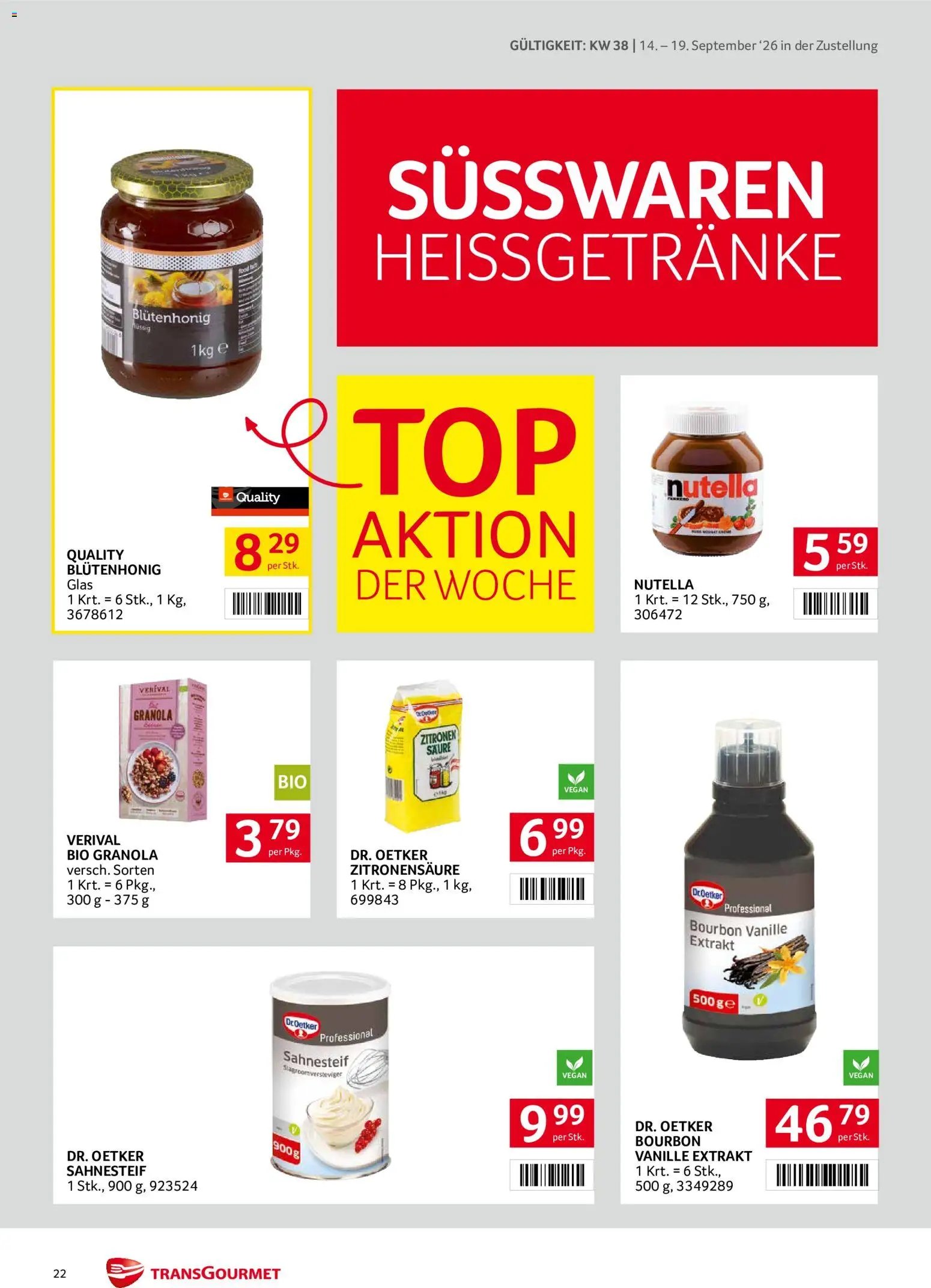 Transgourmet Zustellaktion