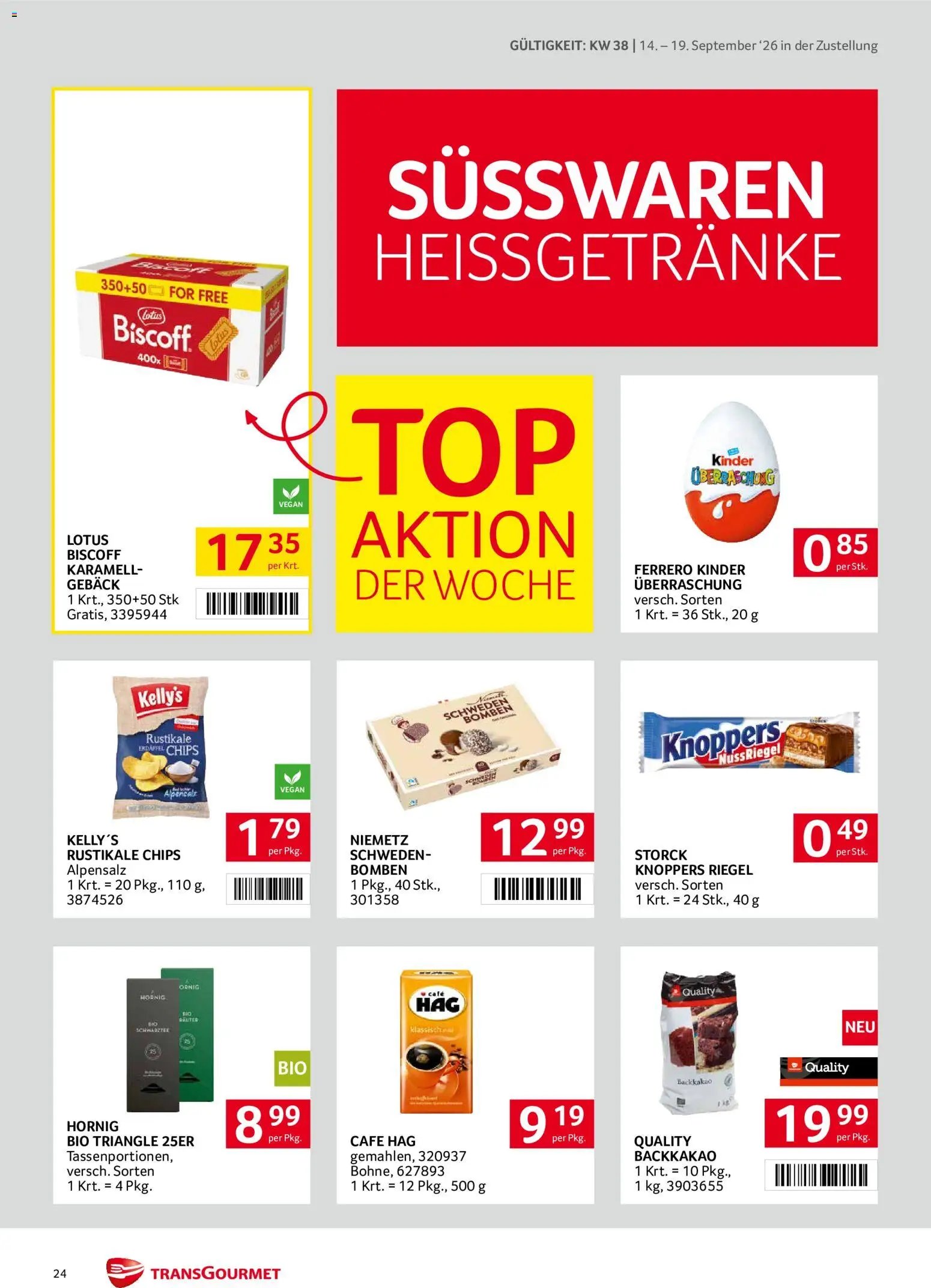 Transgourmet Zustellaktion