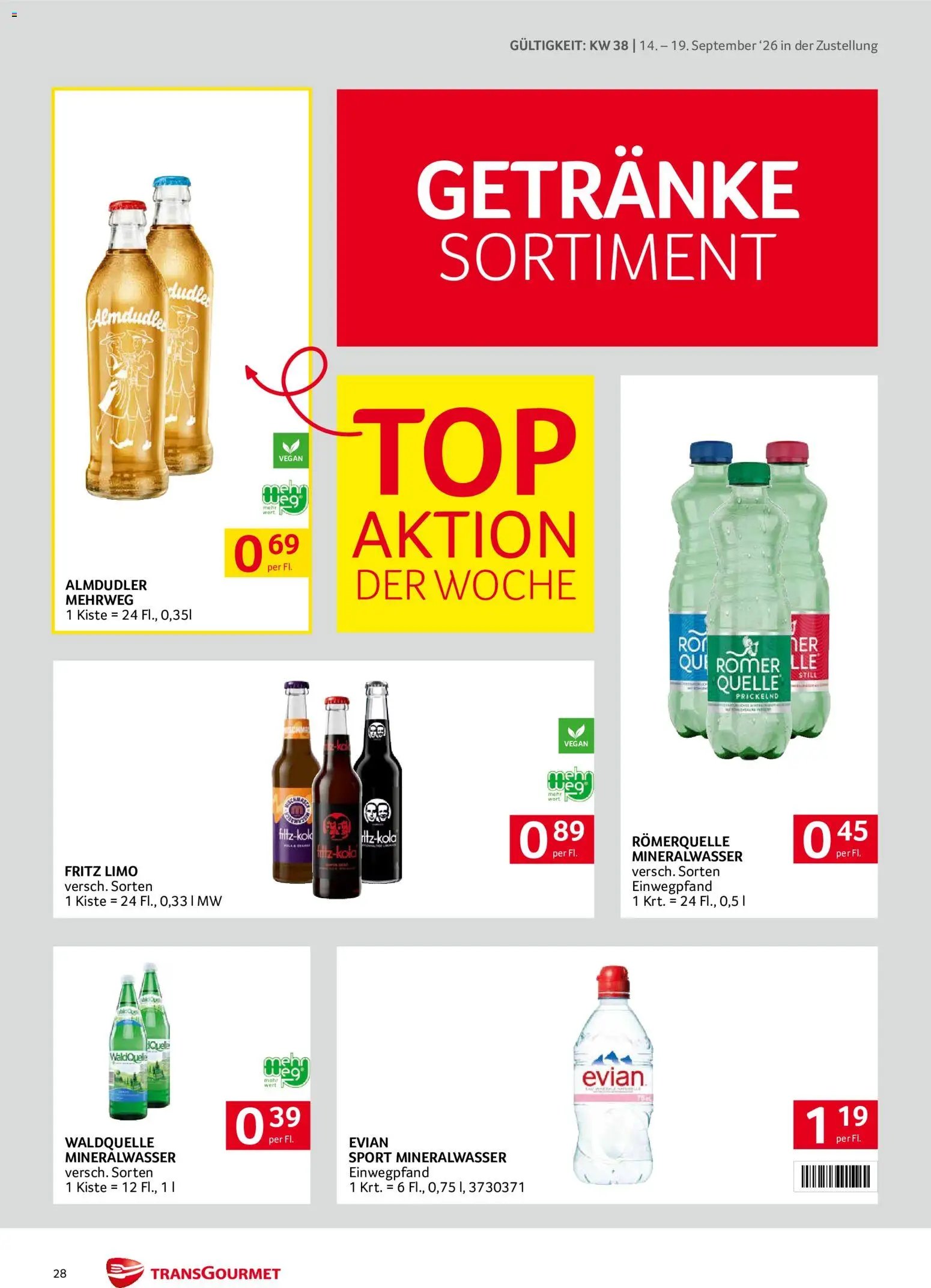 Transgourmet Zustellaktion