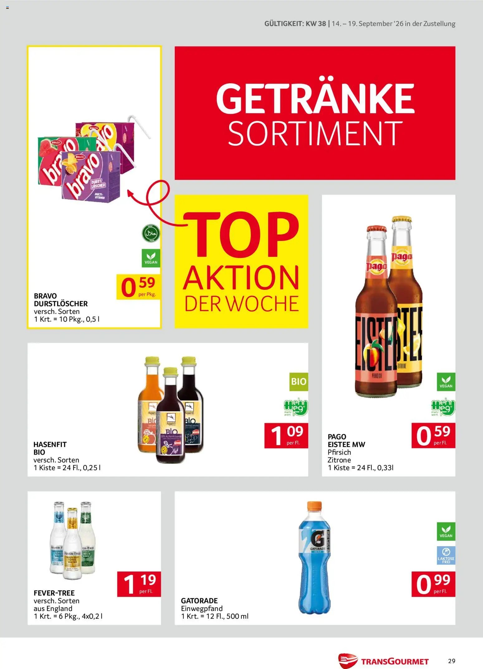 Transgourmet Zustellaktion