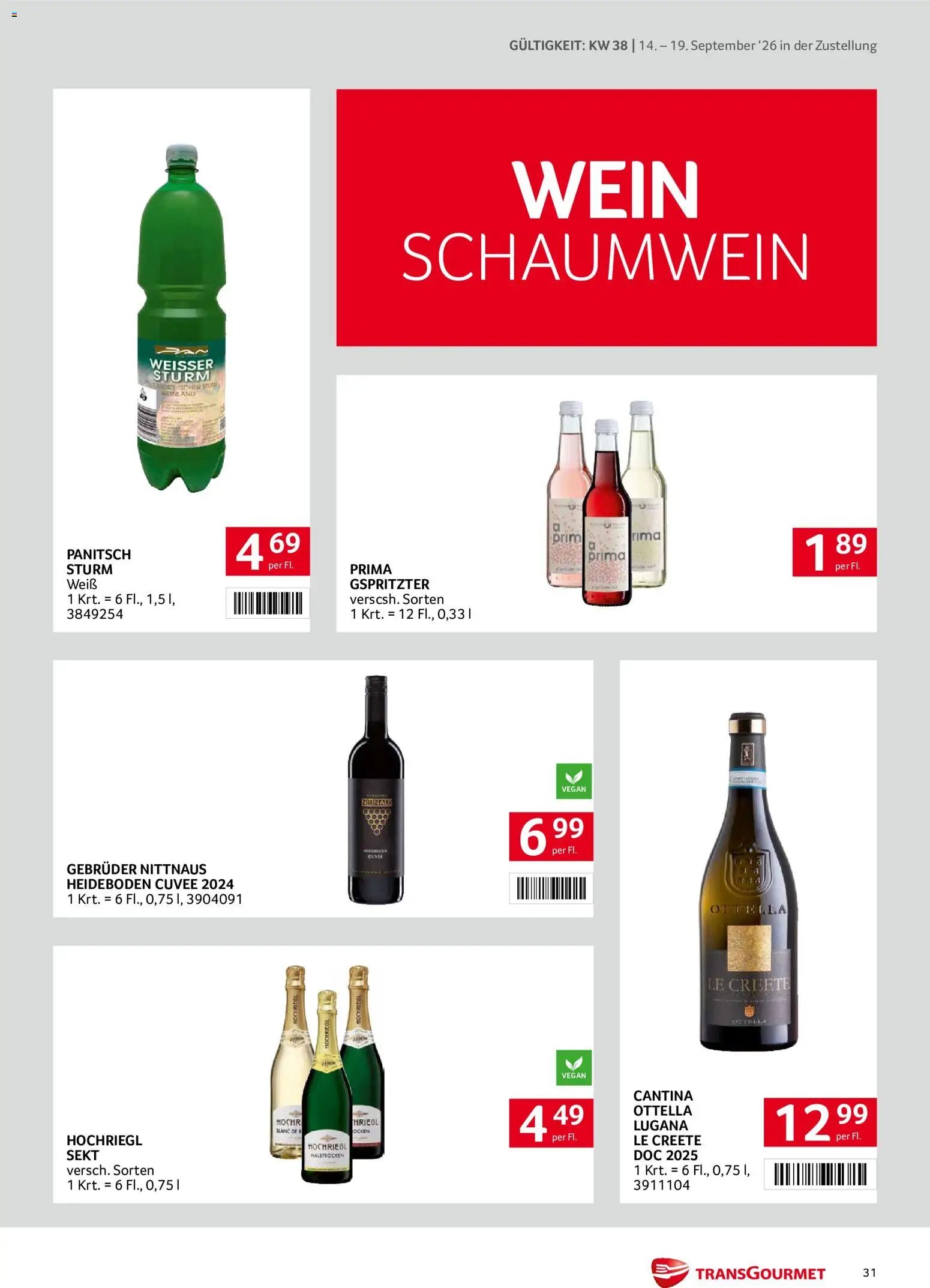 Transgourmet Zustellaktion