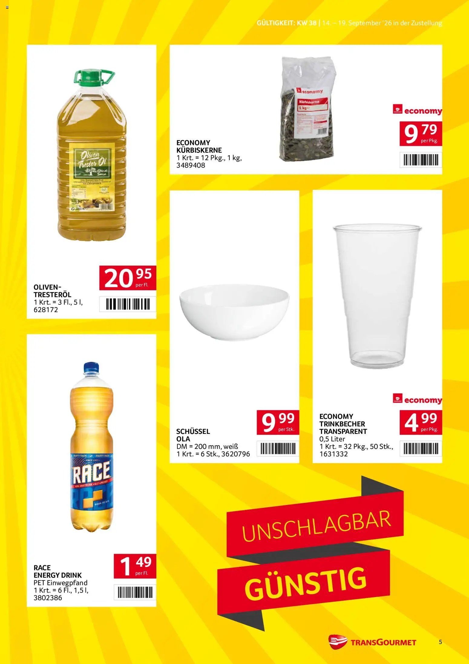 Transgourmet Zustellaktion