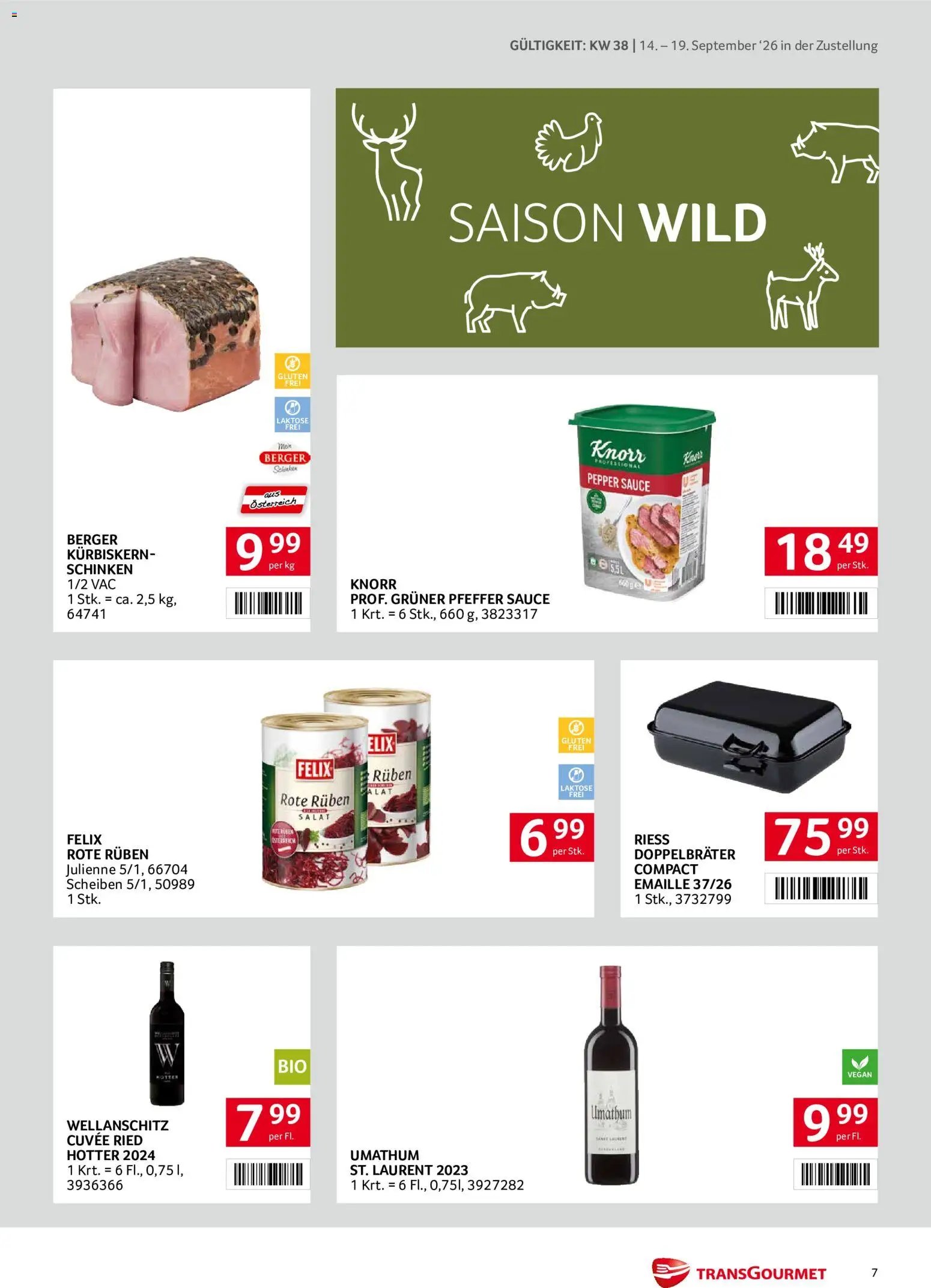 Transgourmet Zustellaktion