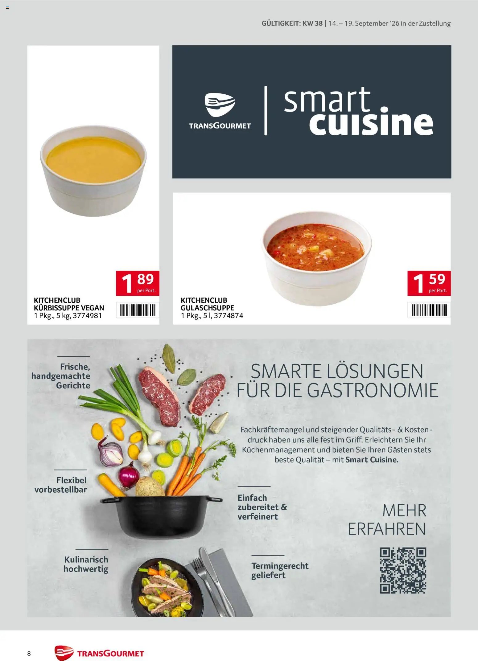 Transgourmet Zustellaktion