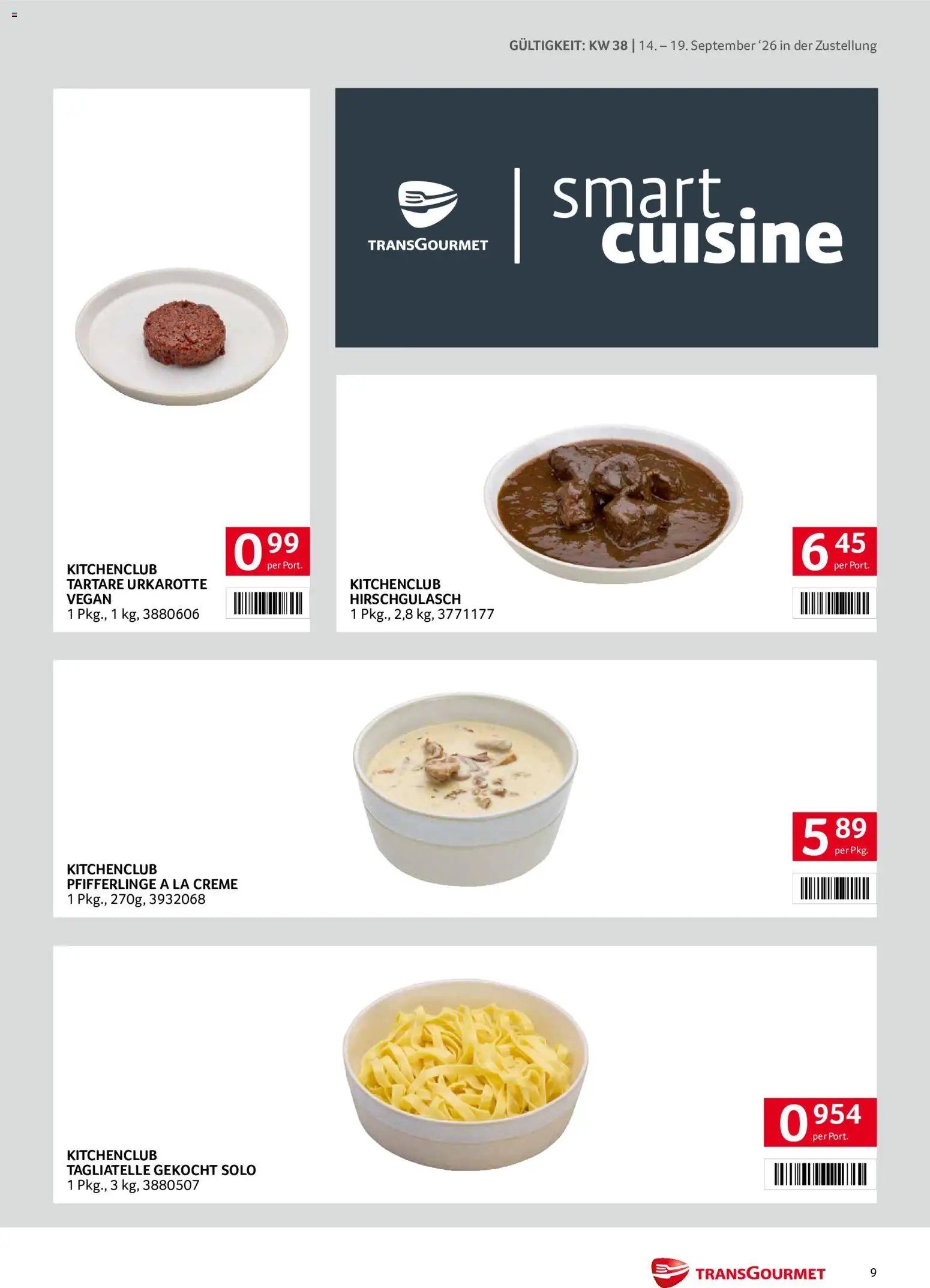 Transgourmet Zustellaktion
