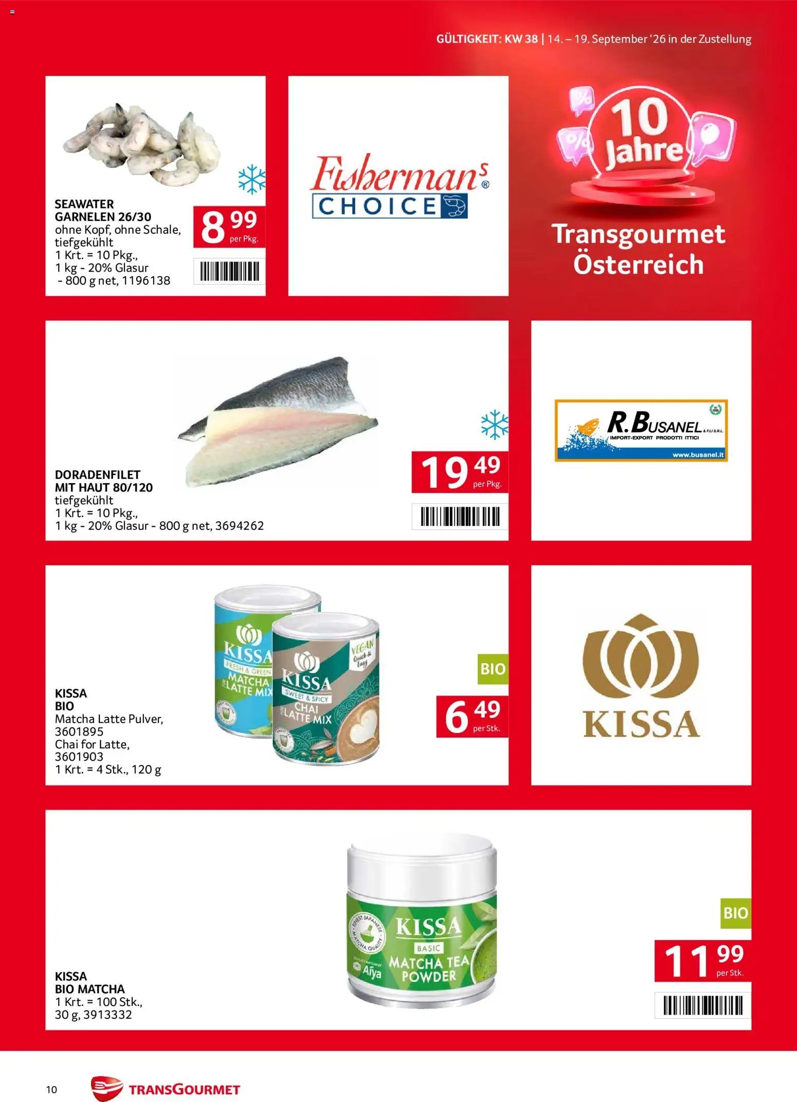 Transgourmet Zustellaktion