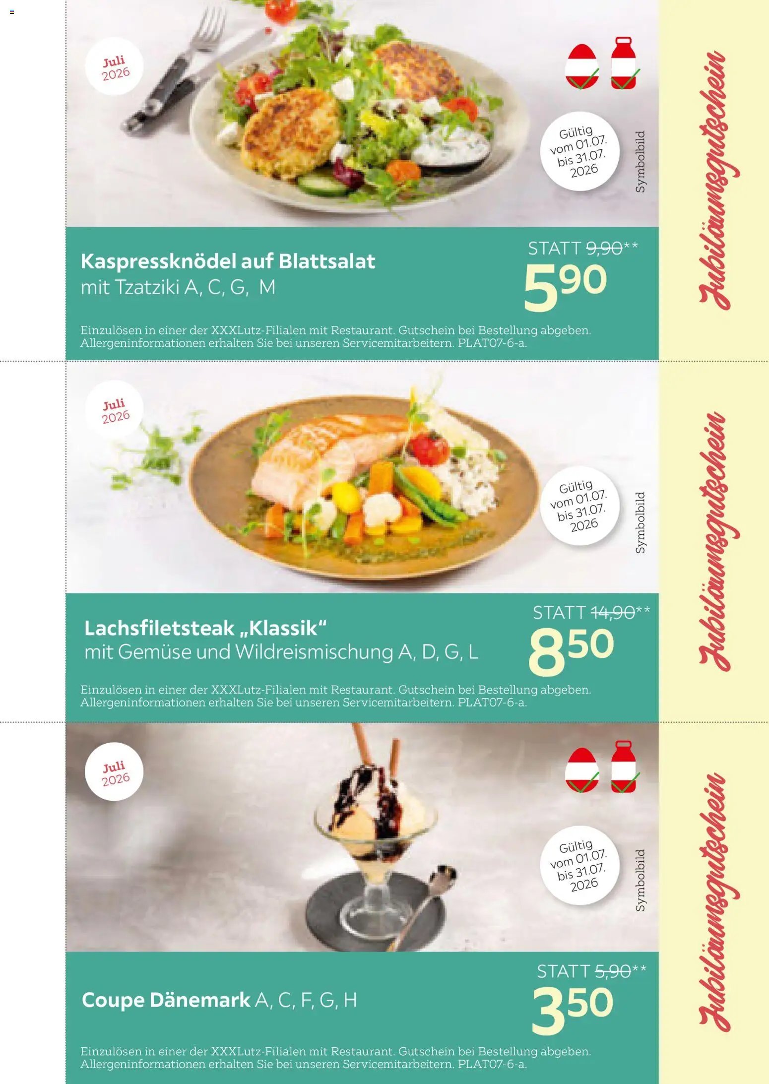 XXXLutz Jubiläums Restopass
