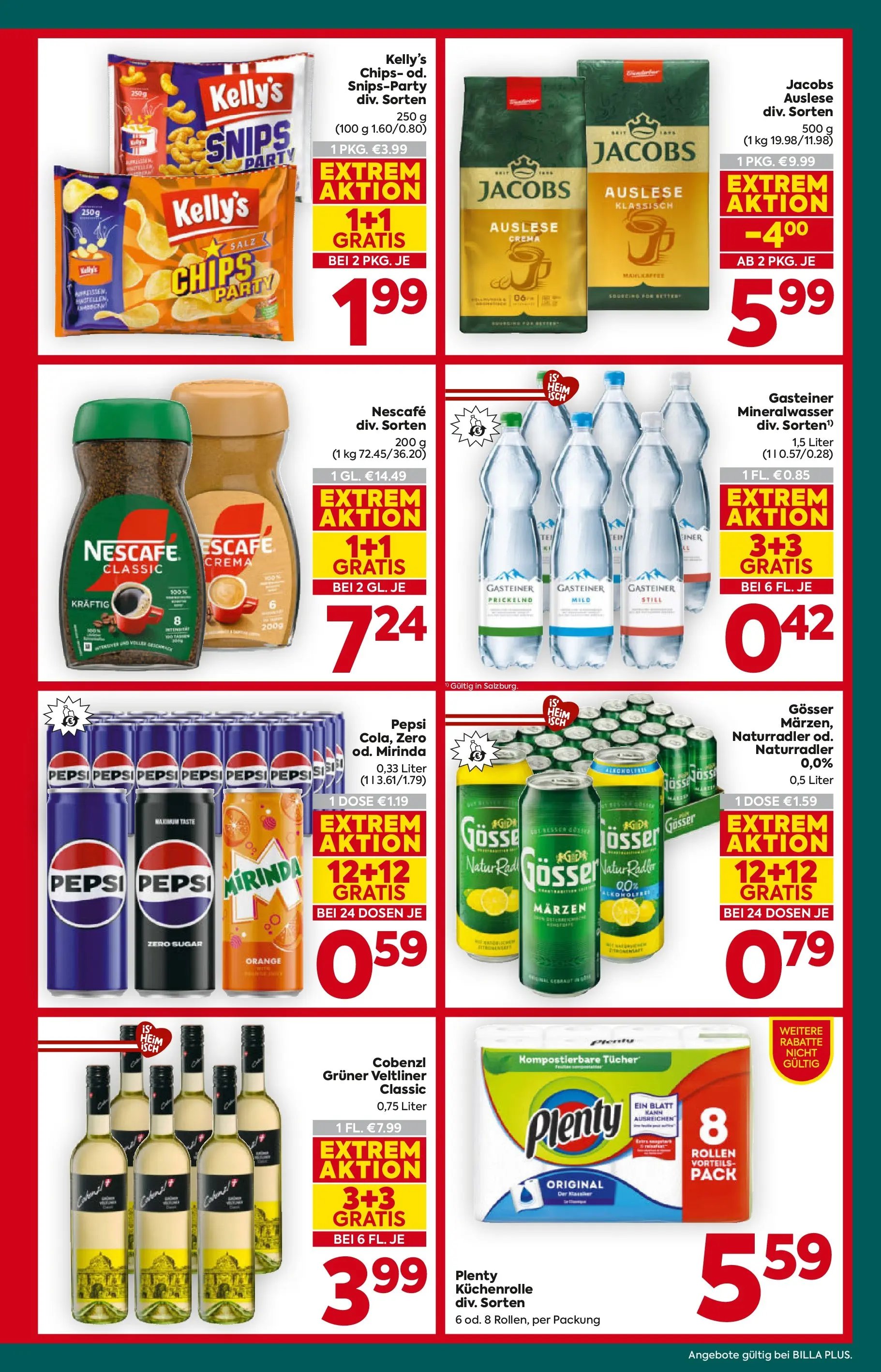 Billa Plus Flugblatt - Salzburg