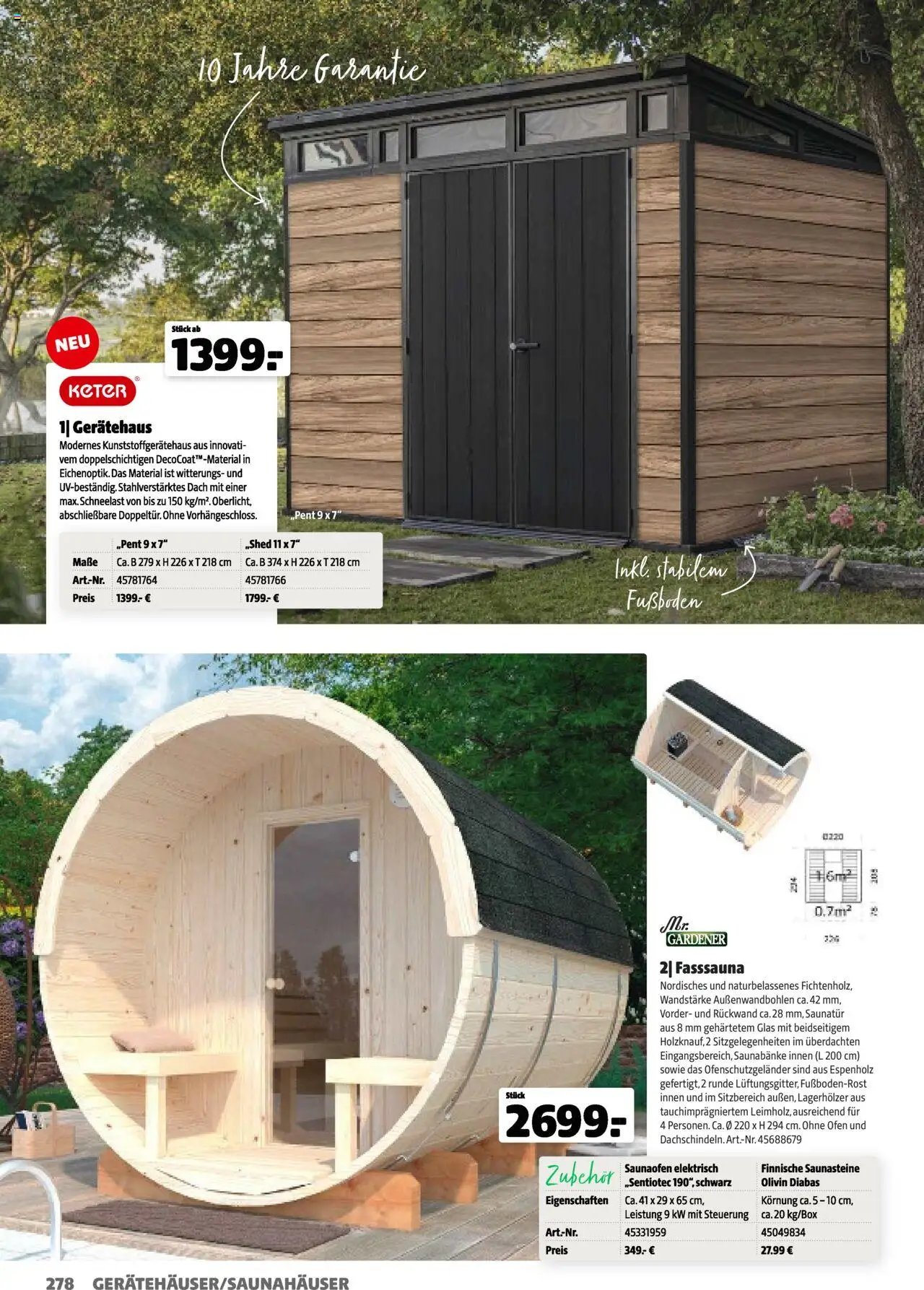 Hagebau Gartenpumpen (2025-03-05 - 2026-03-05)