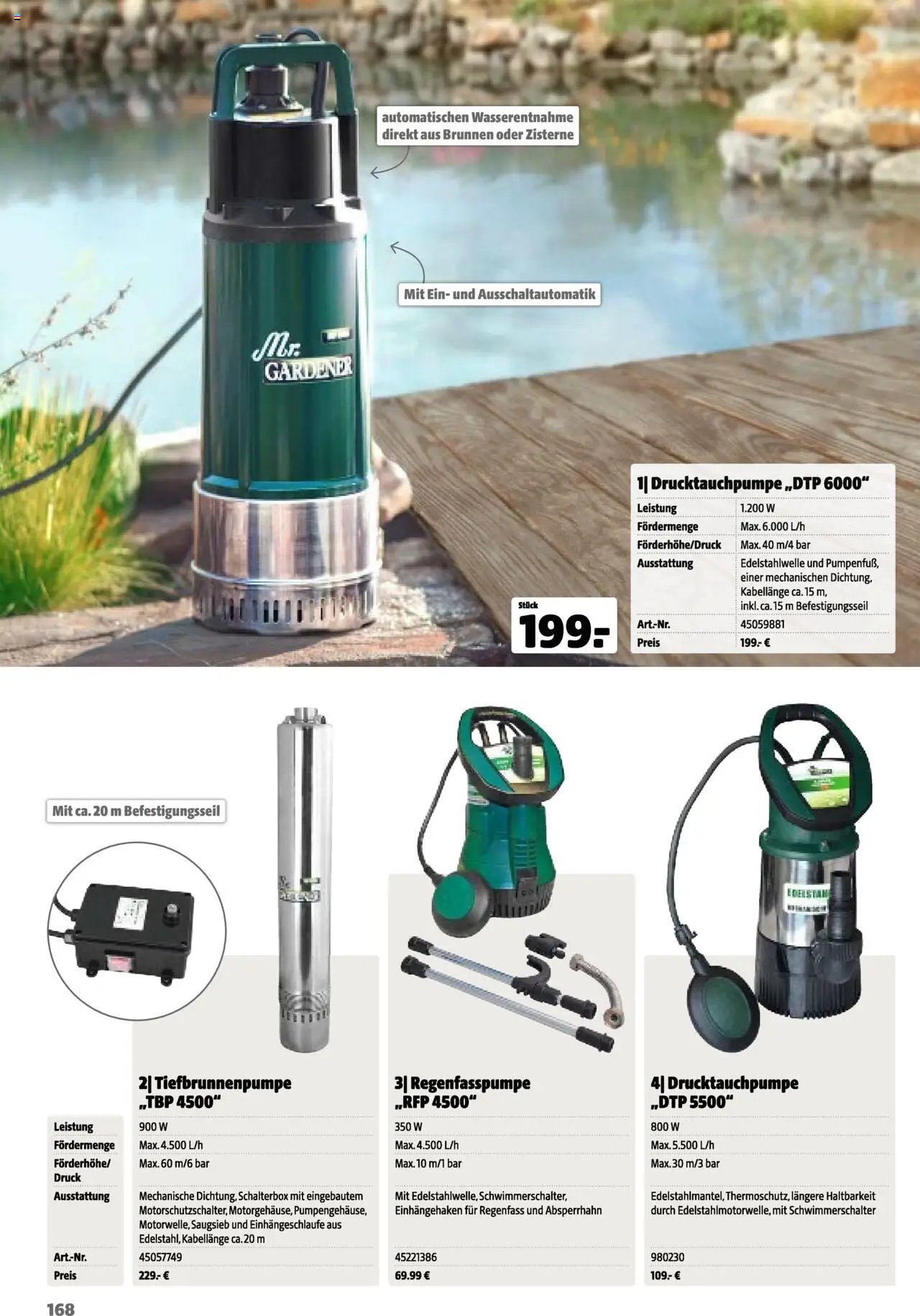 Hagebau Gartenpumpen (2025-03-05 - 2026-03-05)