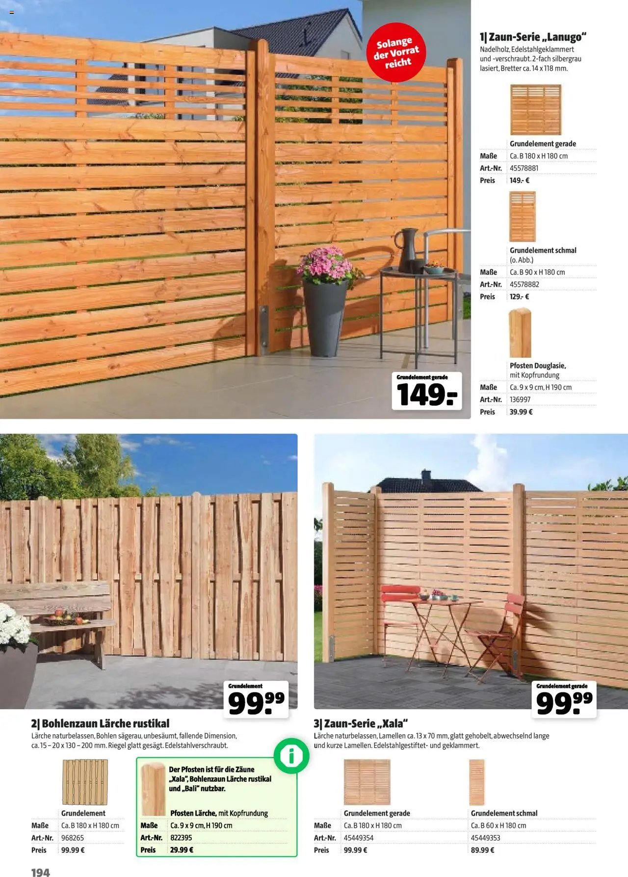 Hagebau Gartenpumpen (2025-03-05 - 2026-03-05)