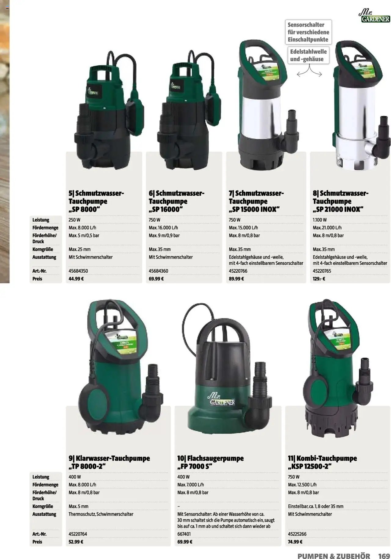 Hagebau Gartenpumpen (2025-03-05 - 2026-03-05)