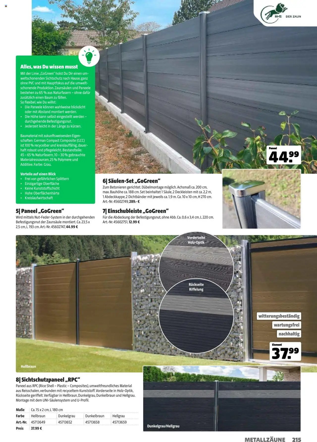 Hagebau Gartenpumpen (2025-03-05 - 2026-03-05)