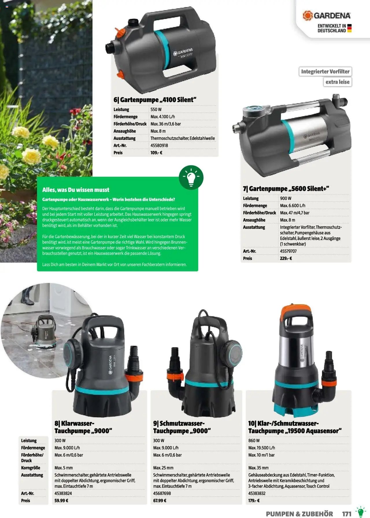Hagebau Gartenpumpen (2025-03-05 - 2026-03-05)