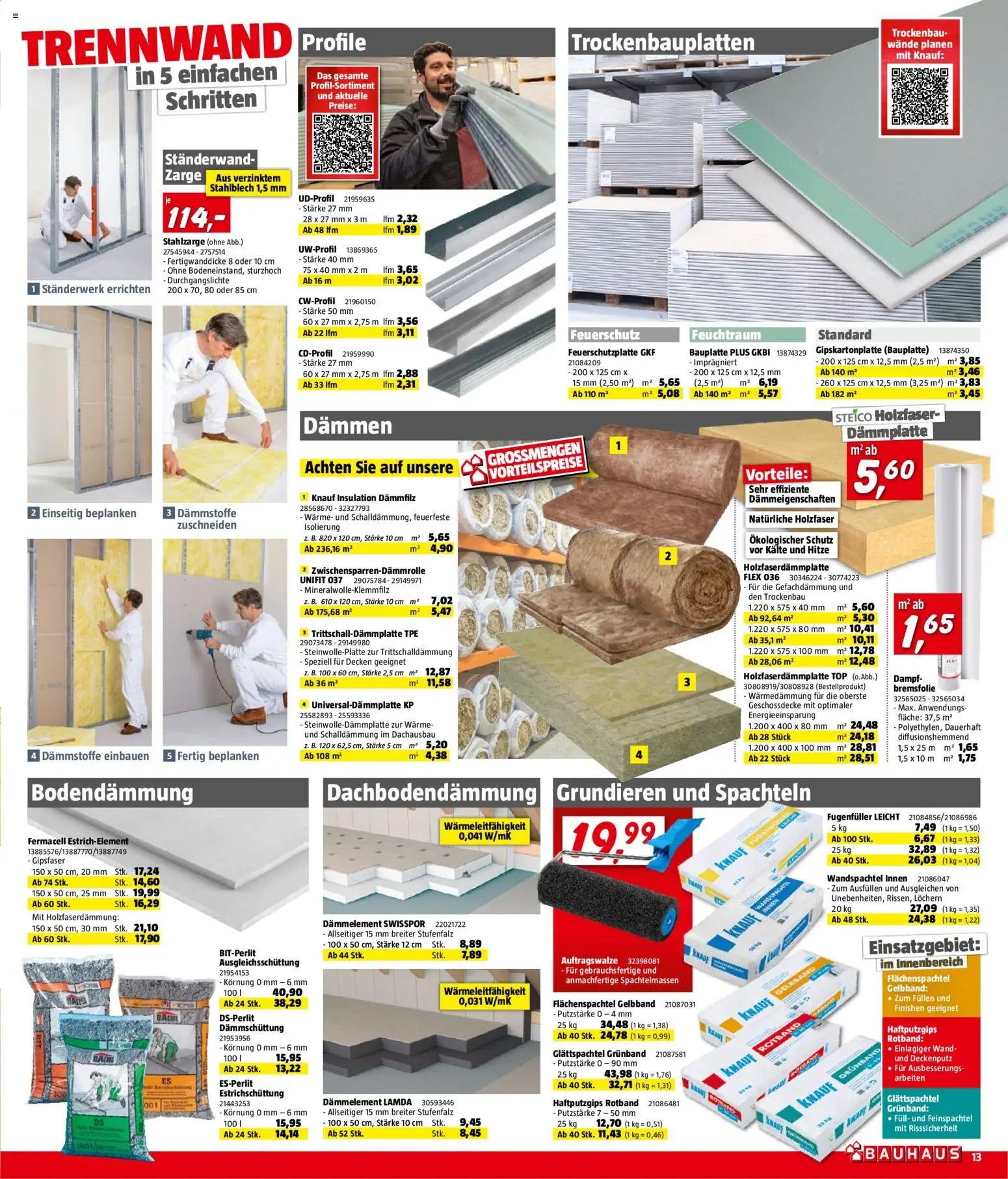 Bauhaus Prospekt aktuell