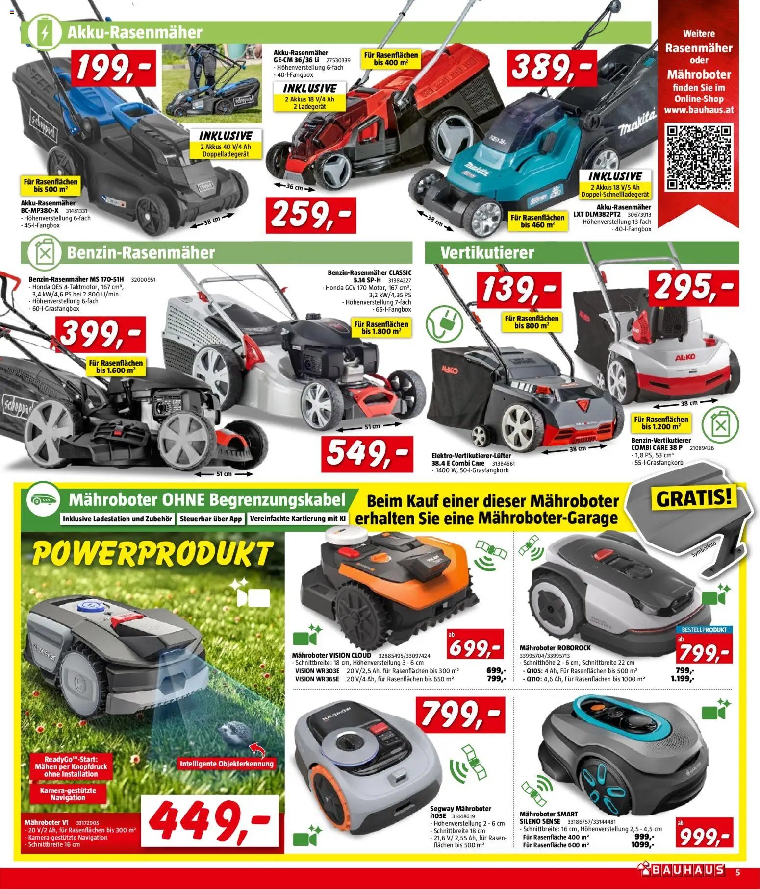 Bauhaus Prospekt aktuell