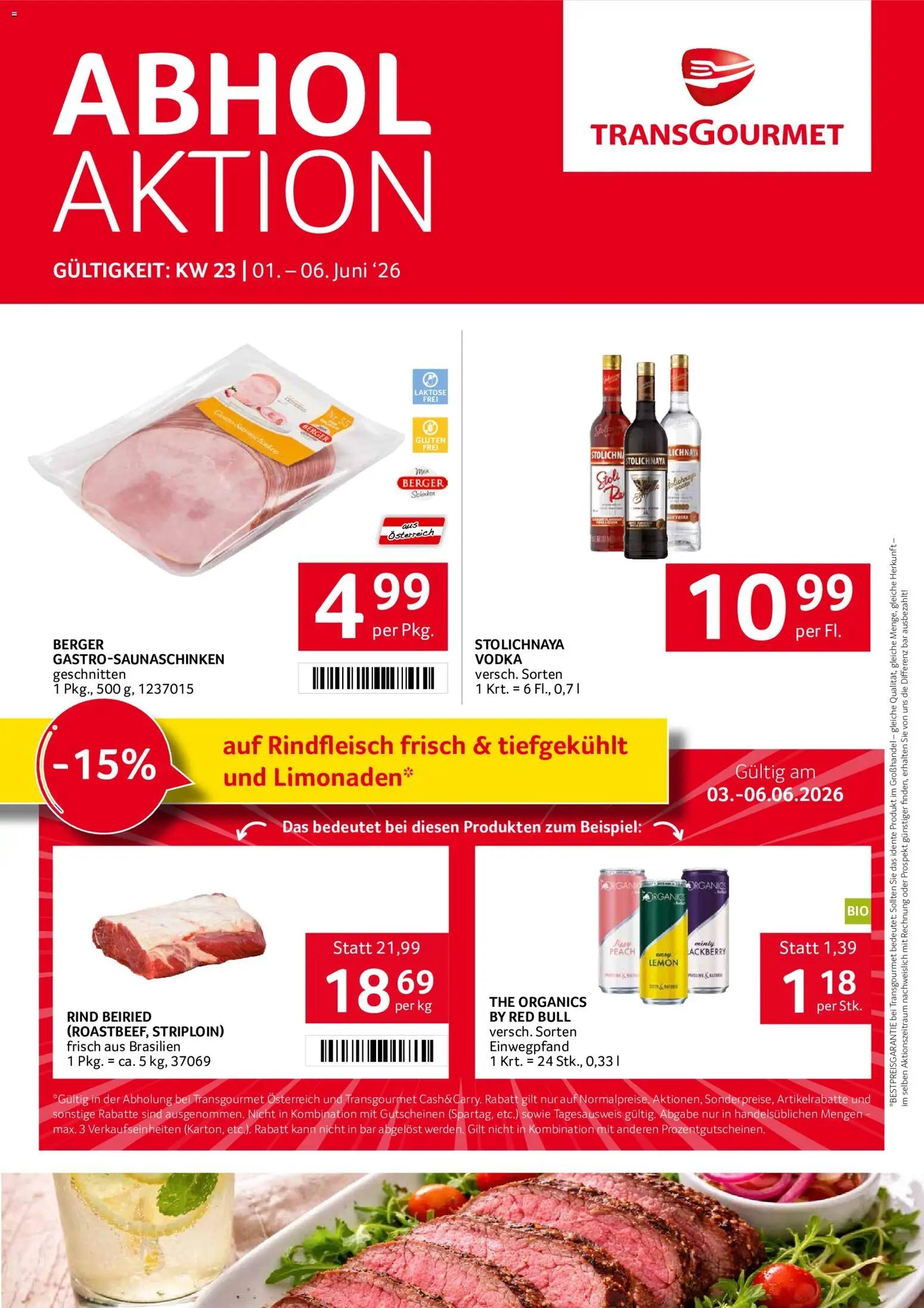 Transgourmet Flugblatt