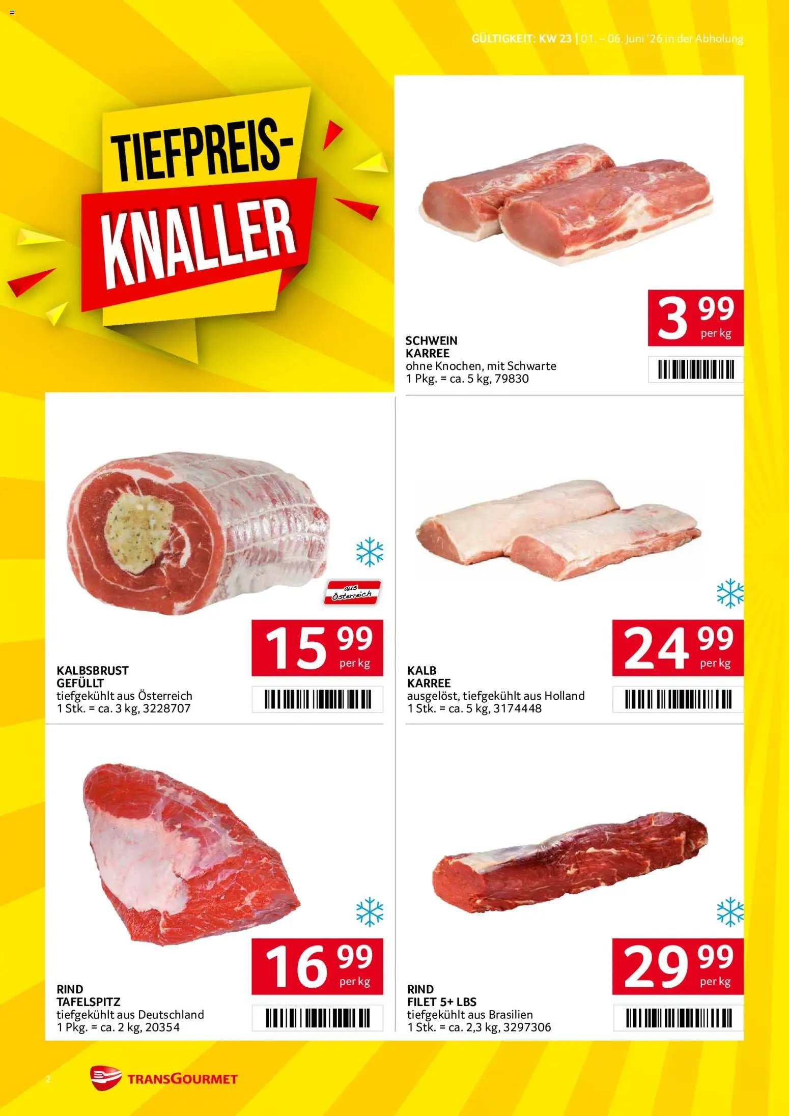 Transgourmet Flugblatt