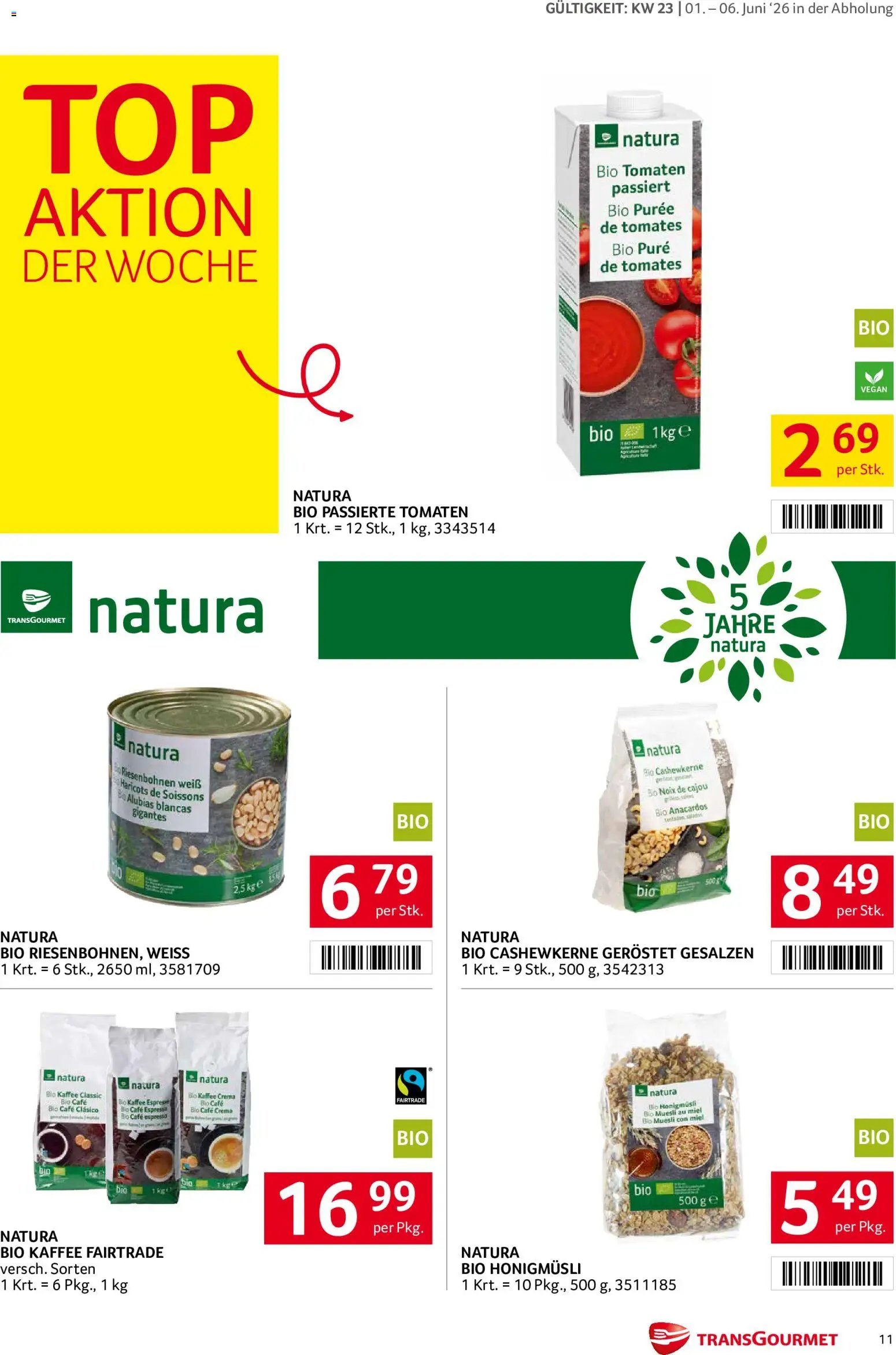 Transgourmet Flugblatt