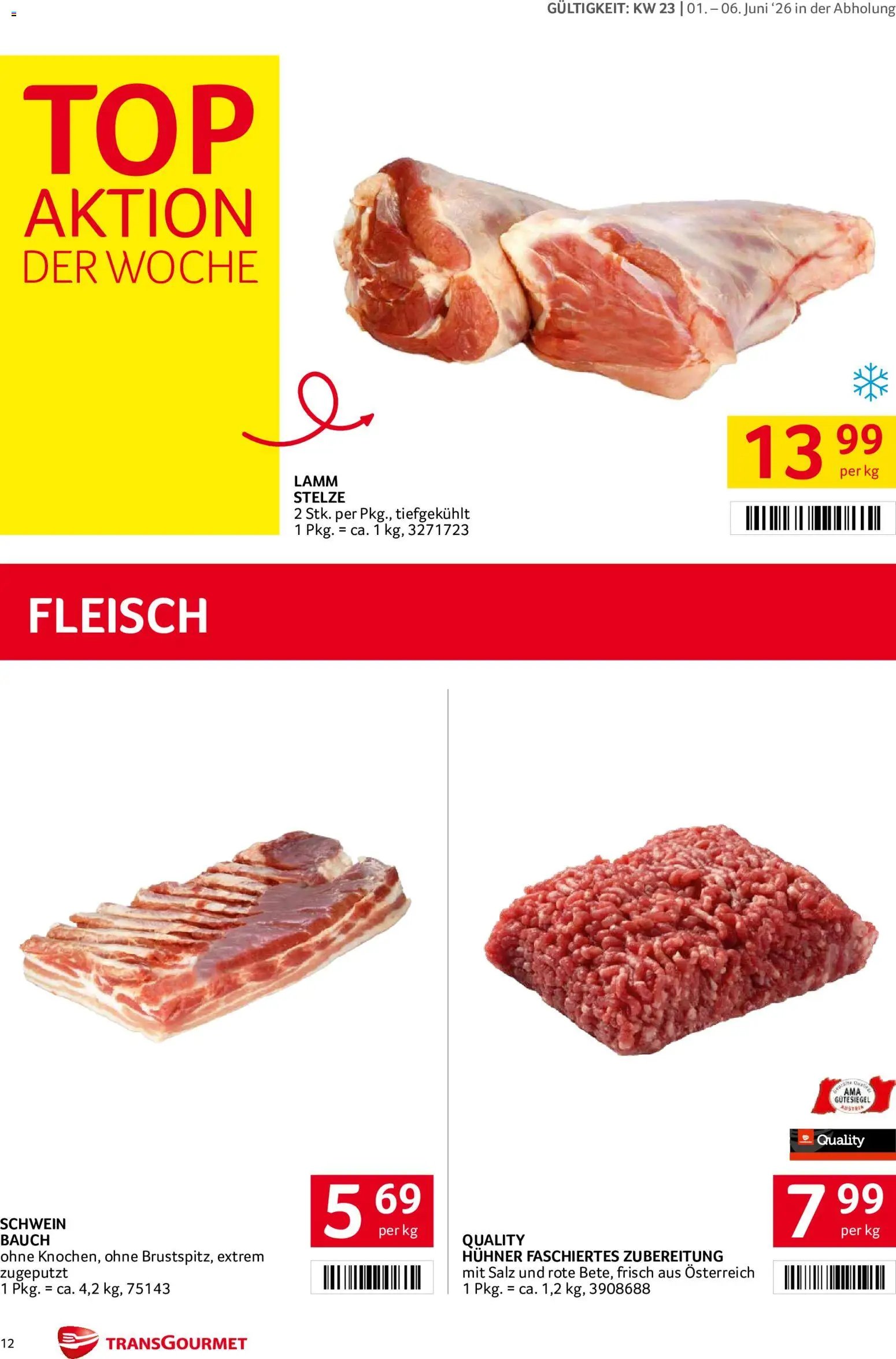 Transgourmet Flugblatt