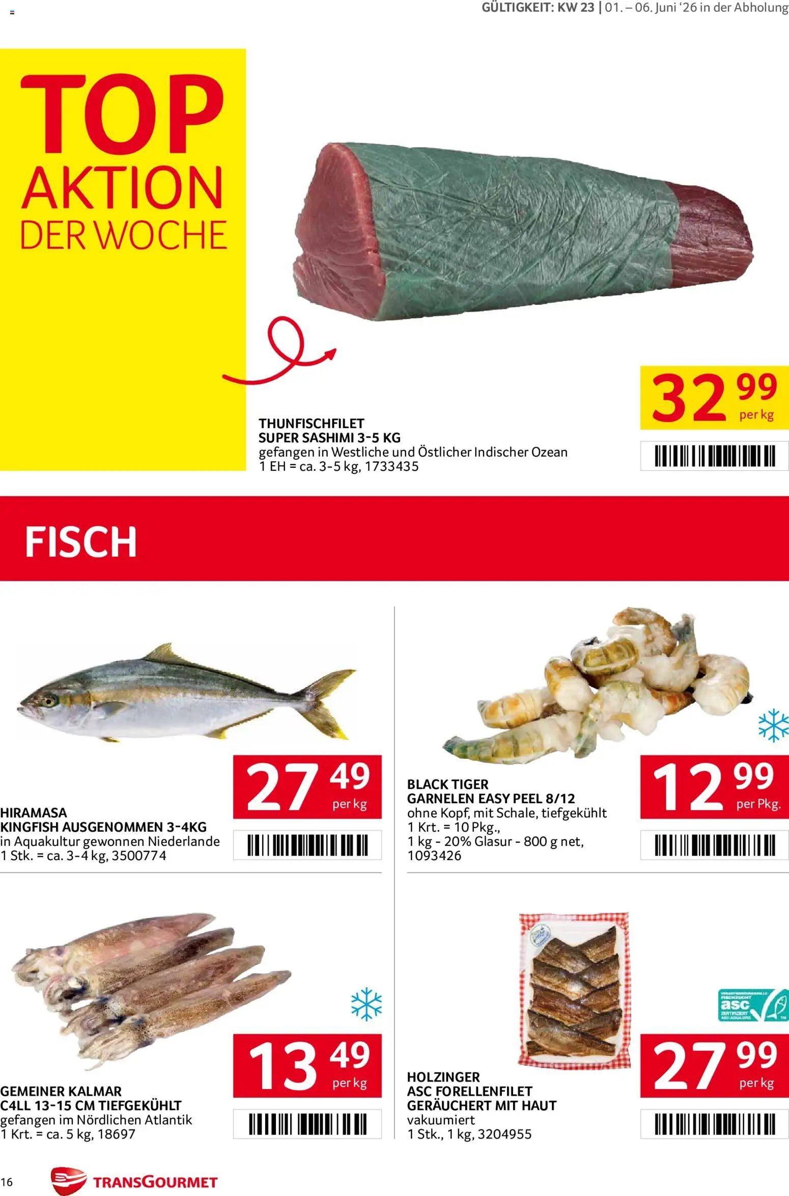 Transgourmet Flugblatt