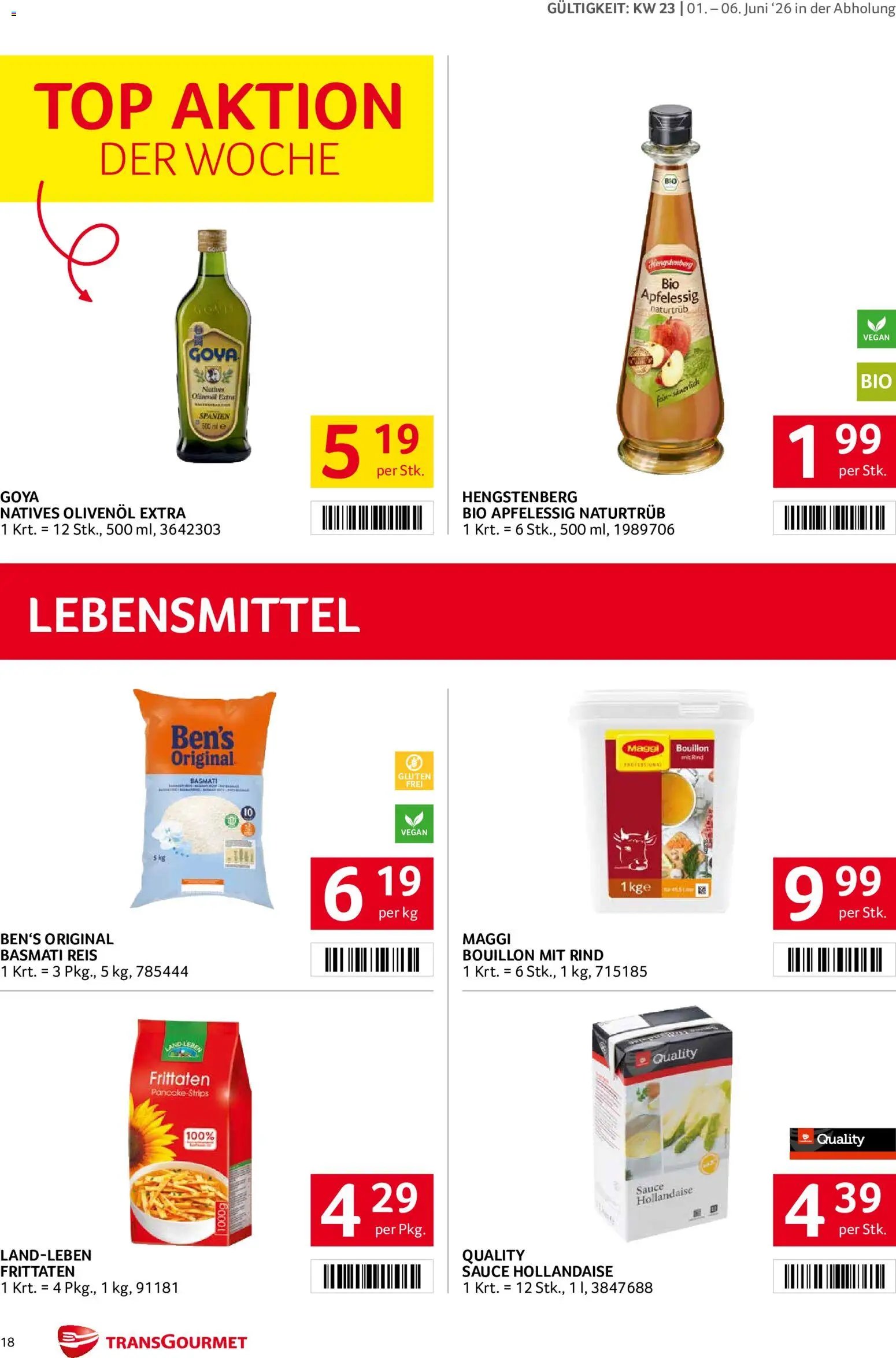 Transgourmet Flugblatt