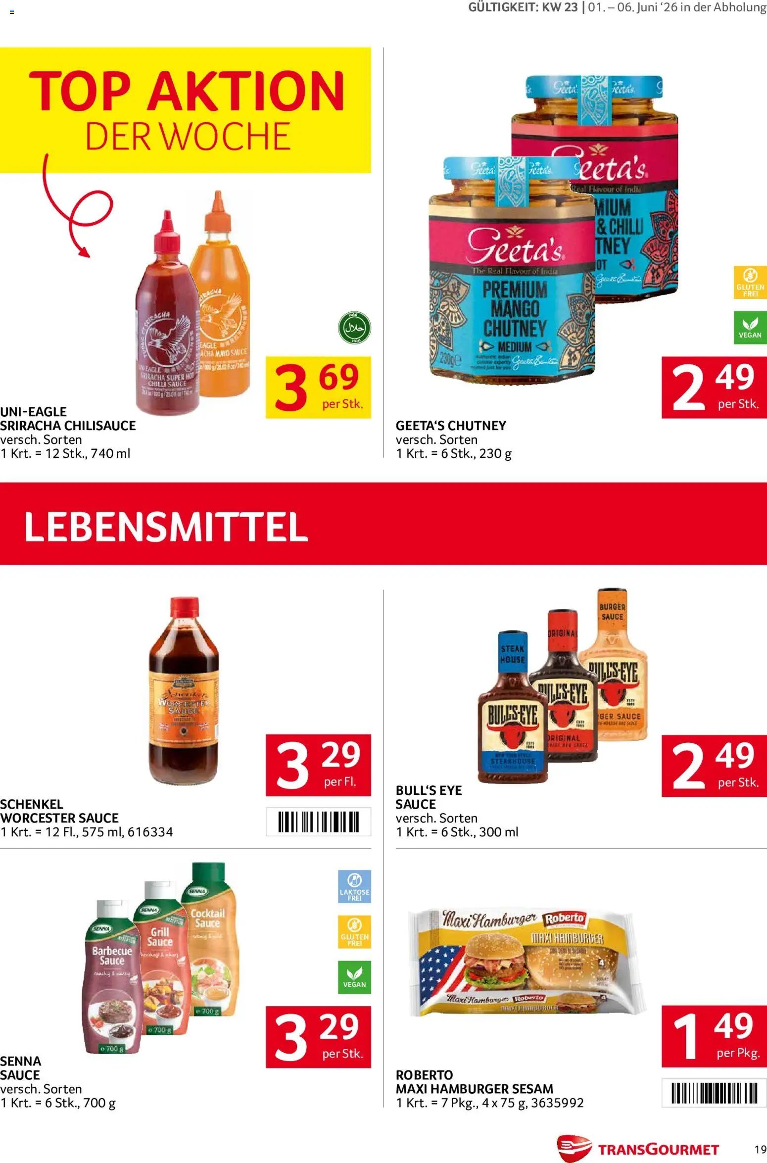 Transgourmet Flugblatt