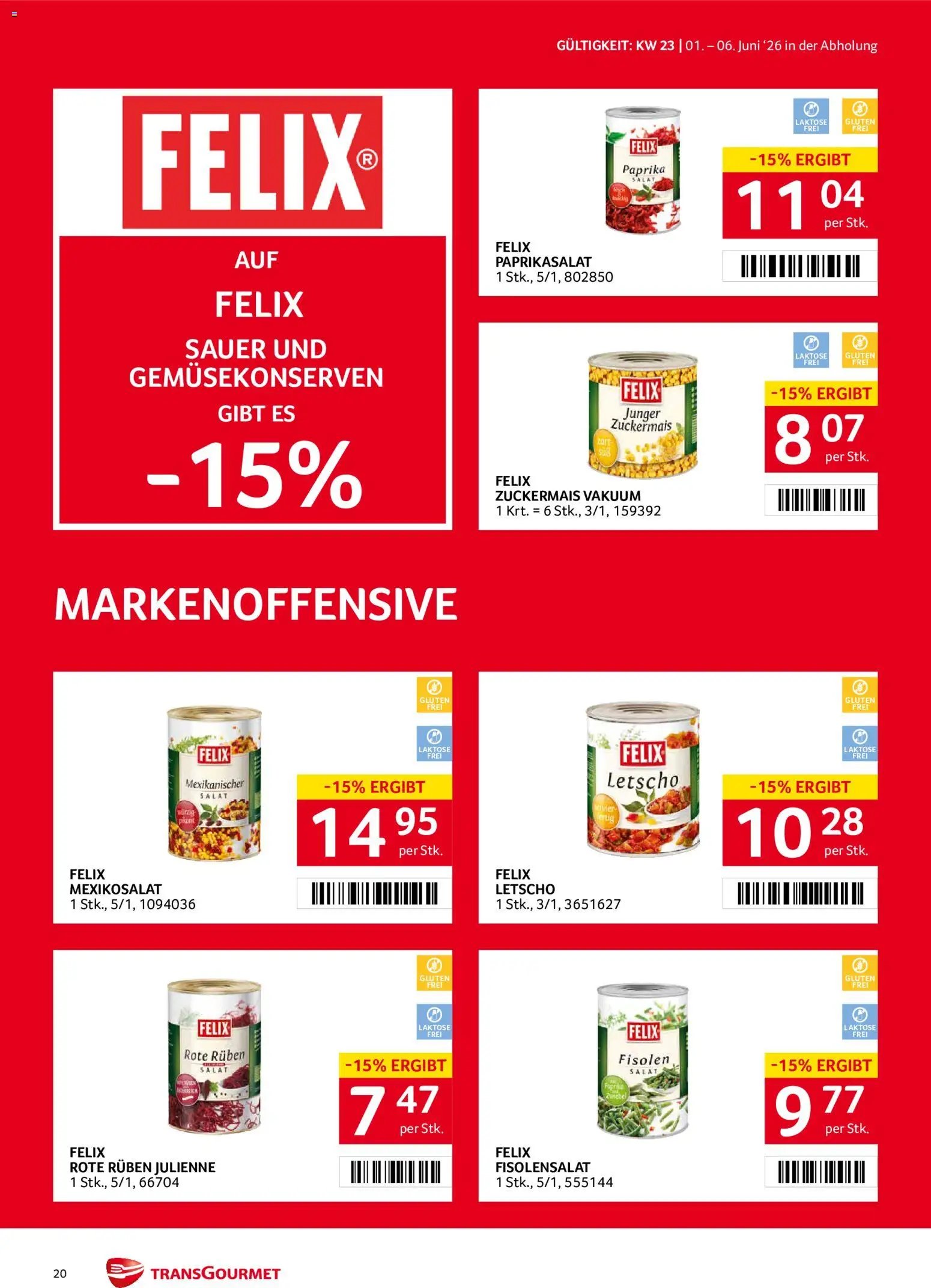 Transgourmet Flugblatt