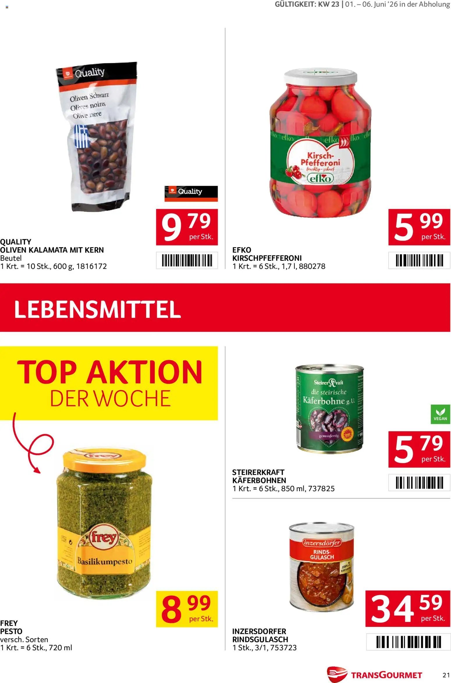 Transgourmet Flugblatt