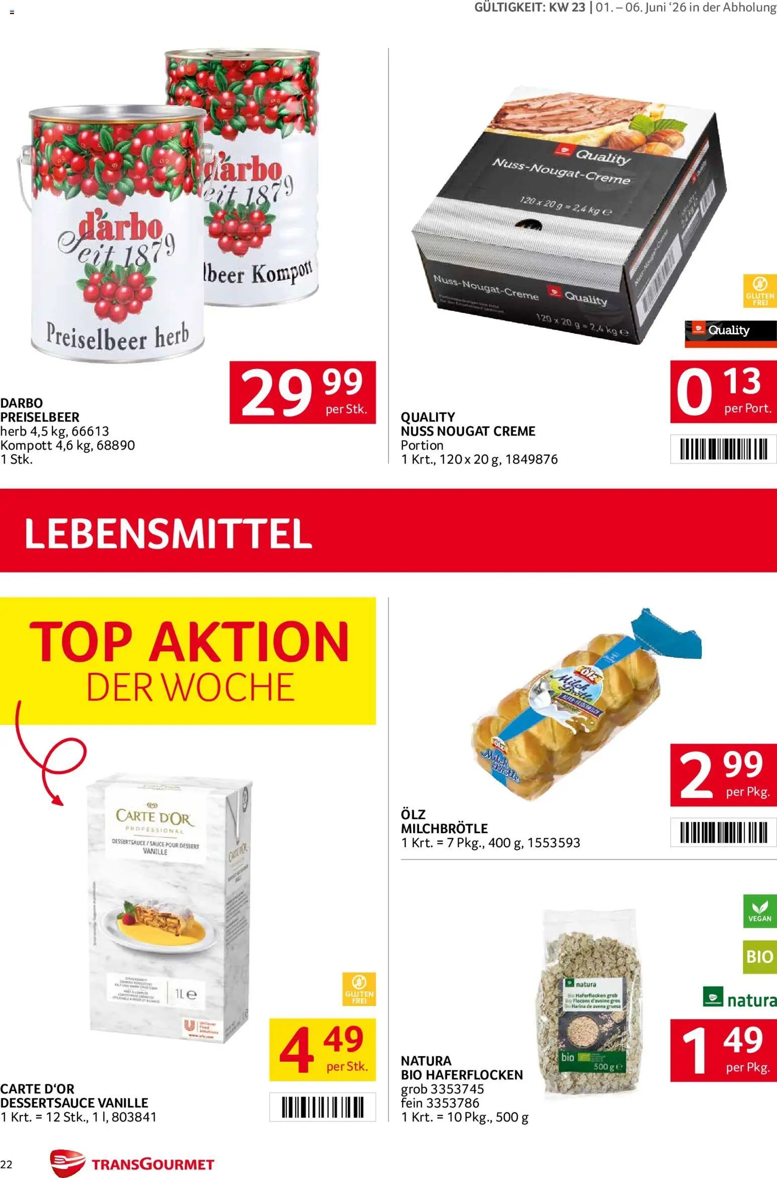 Transgourmet Flugblatt
