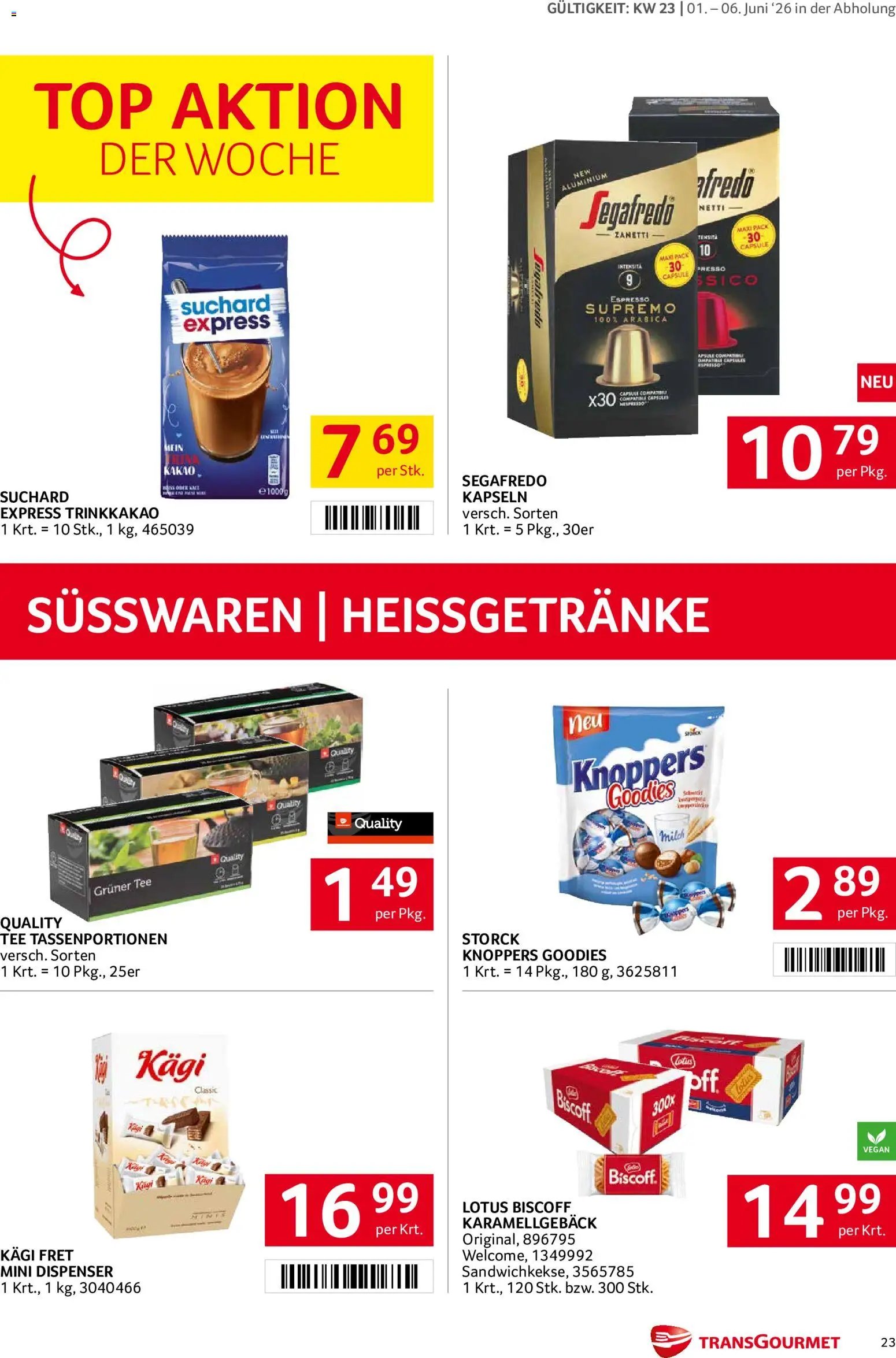 Transgourmet Flugblatt