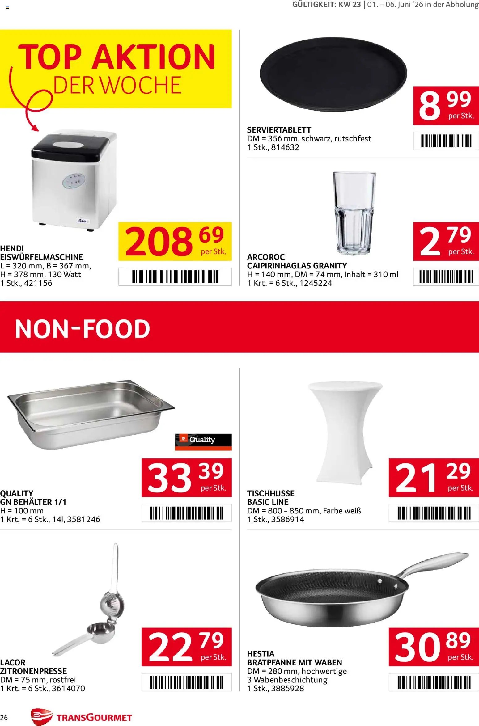 Transgourmet Flugblatt