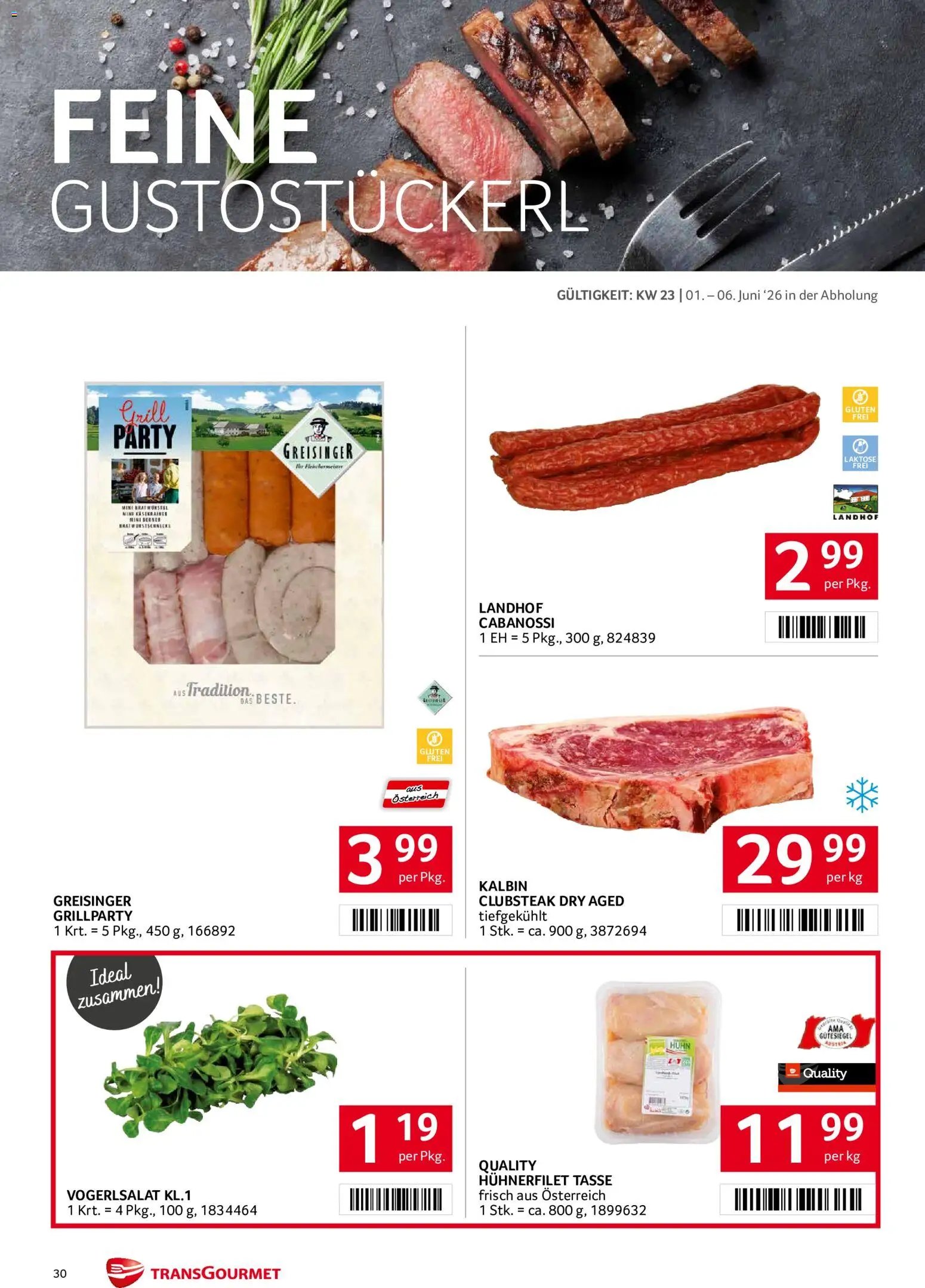 Transgourmet Flugblatt