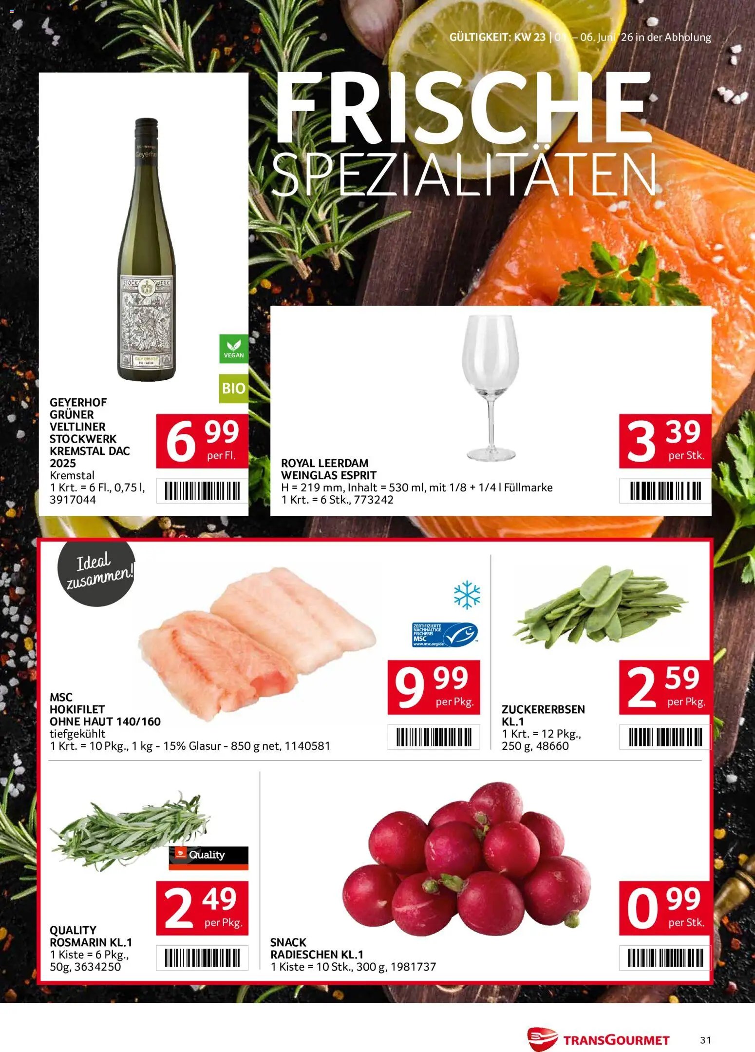 Transgourmet Flugblatt