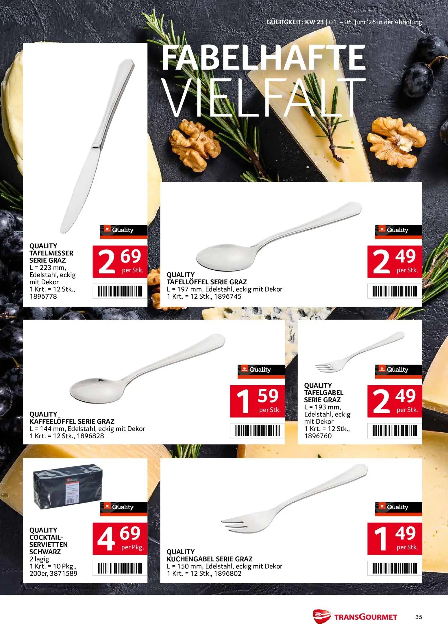 Transgourmet Flugblatt