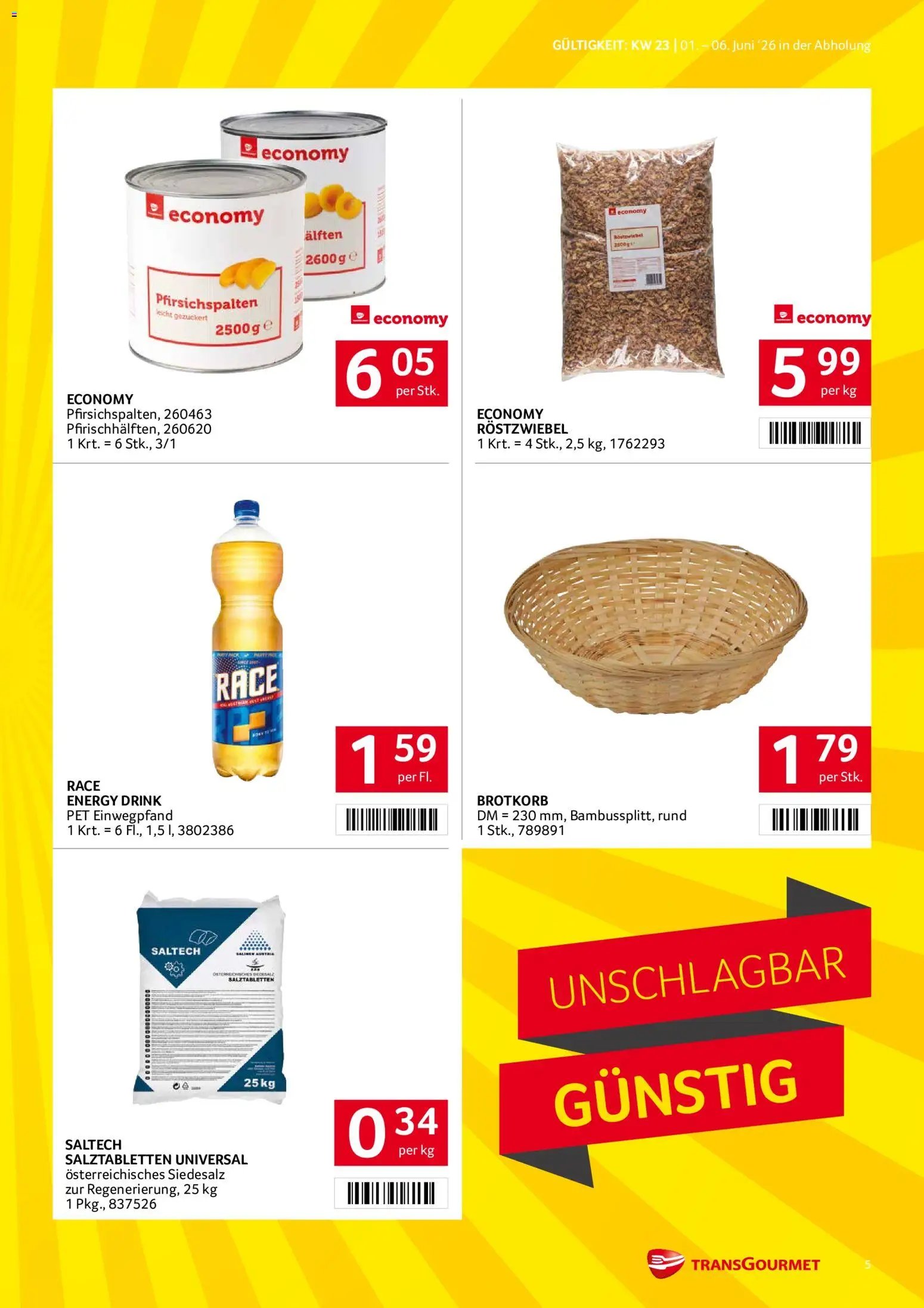 Transgourmet Flugblatt