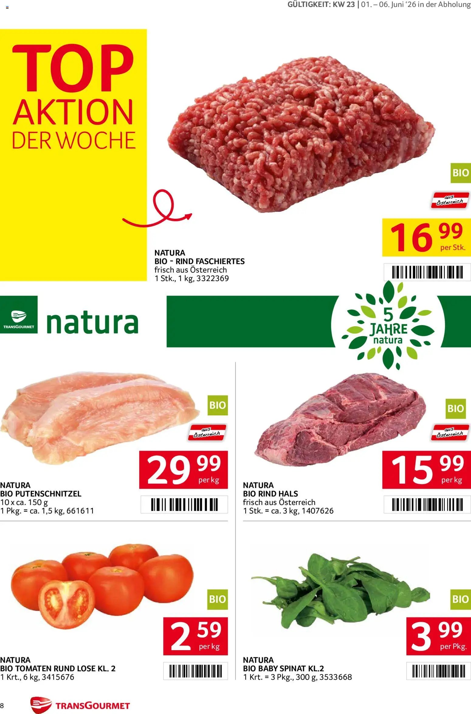 Transgourmet Flugblatt