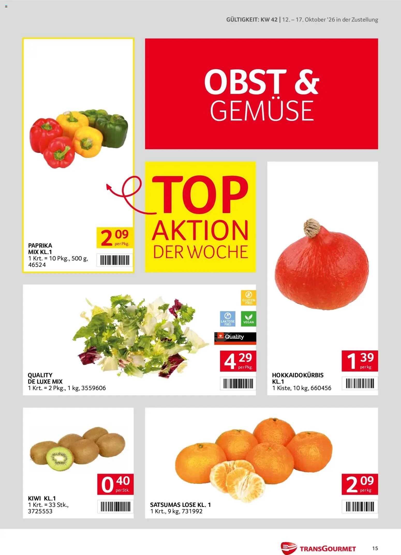 Transgourmet Flugblatt