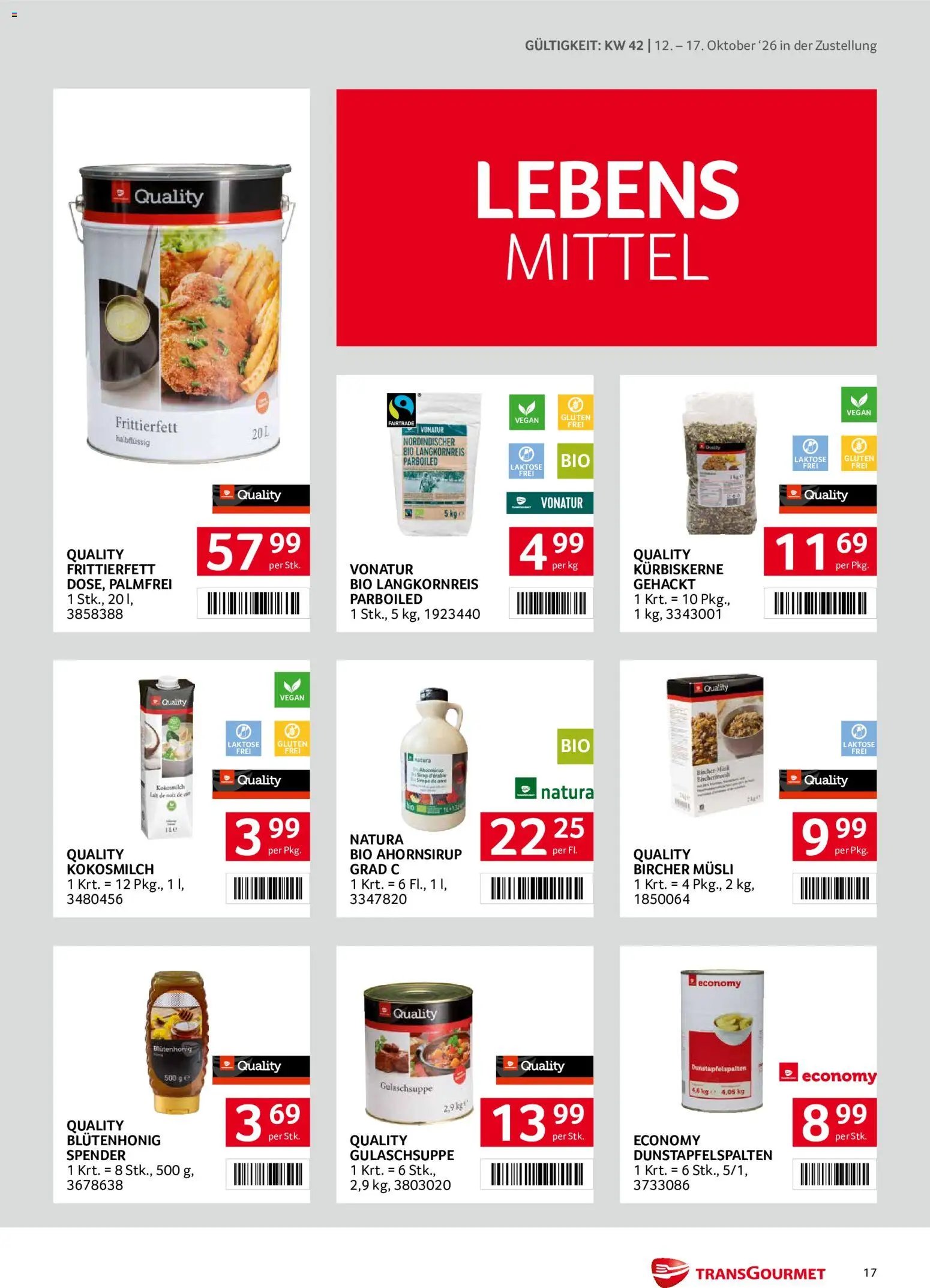 Transgourmet Flugblatt