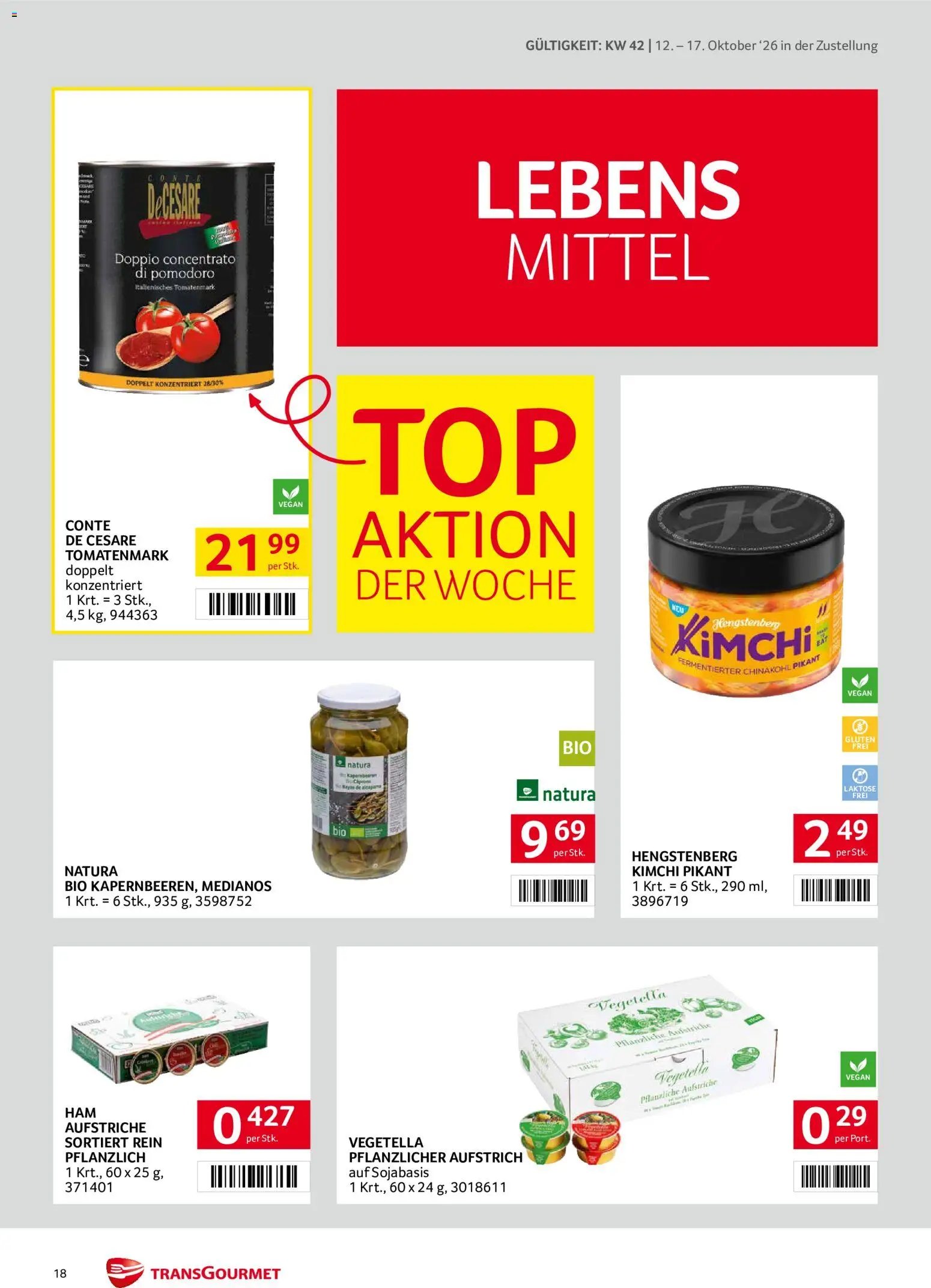 Transgourmet Flugblatt