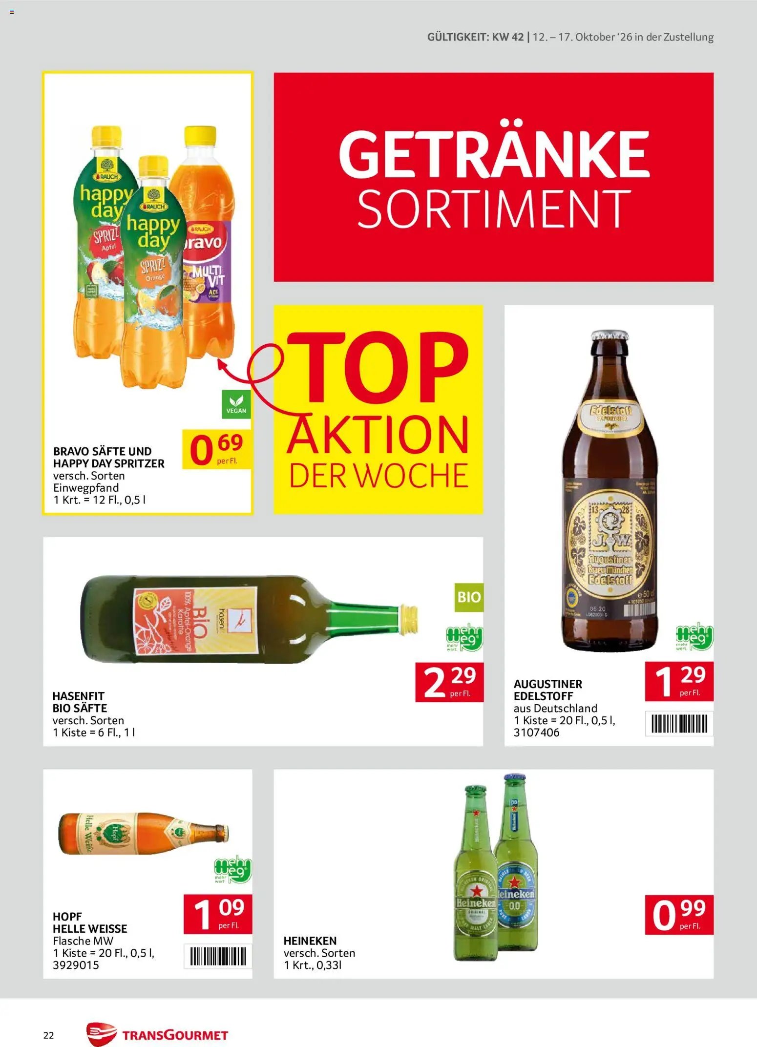 Transgourmet Flugblatt