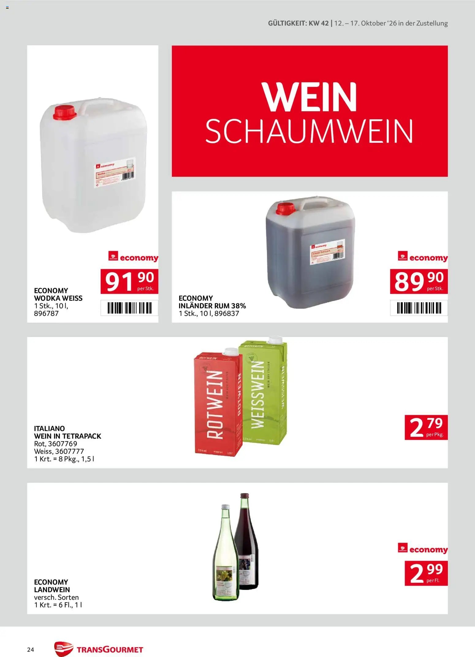 Transgourmet Flugblatt