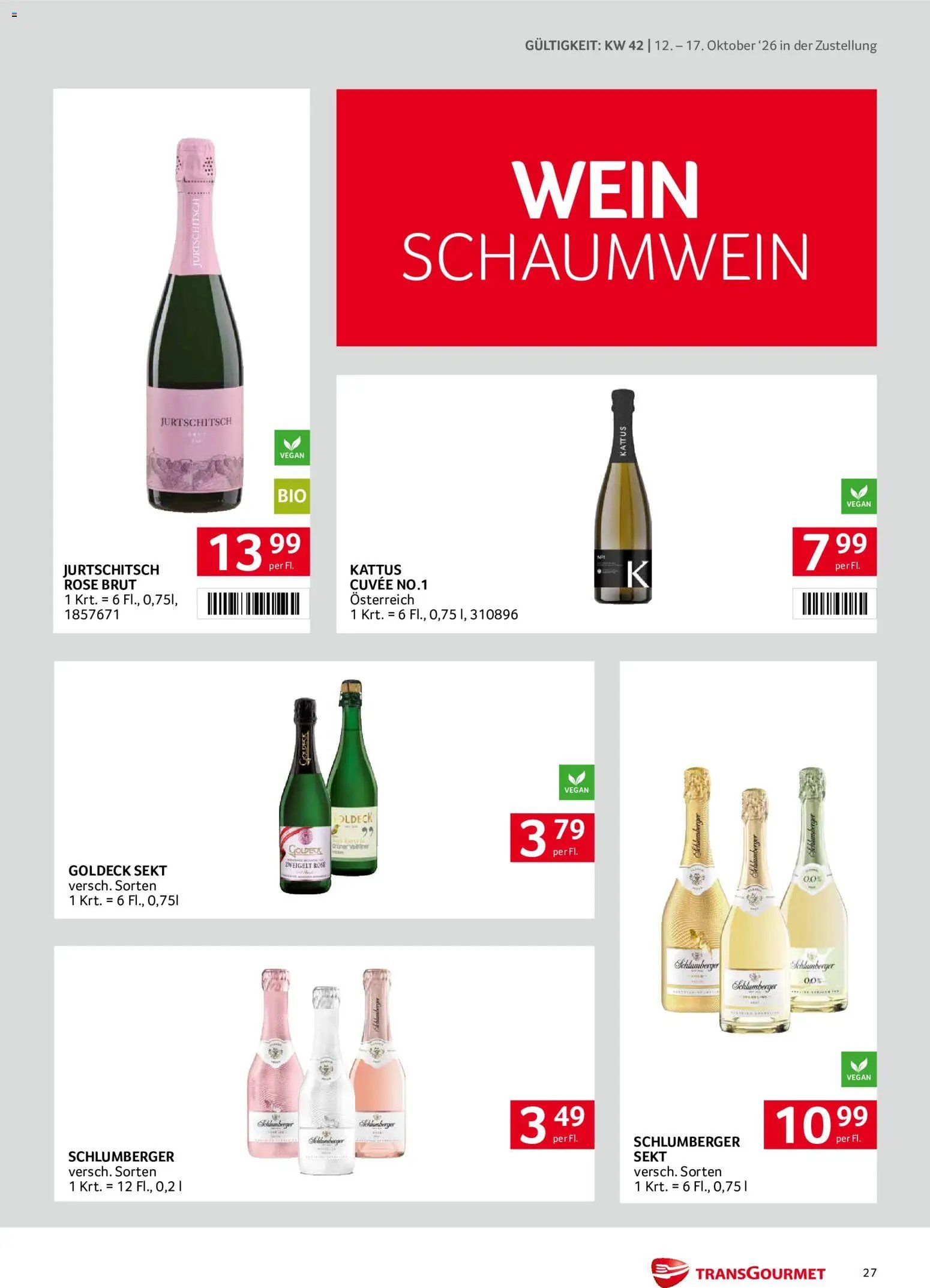 Transgourmet Flugblatt