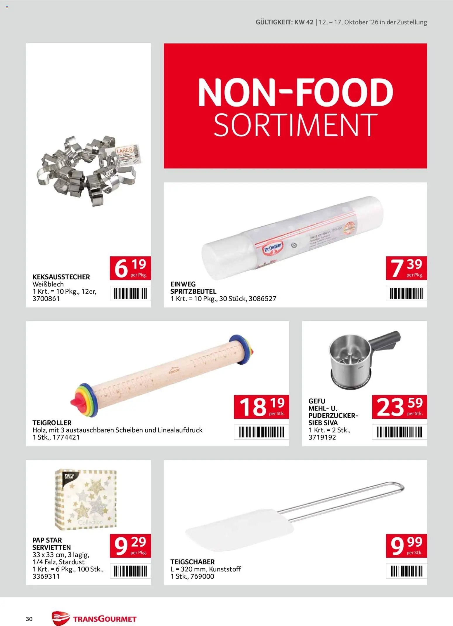 Transgourmet Flugblatt