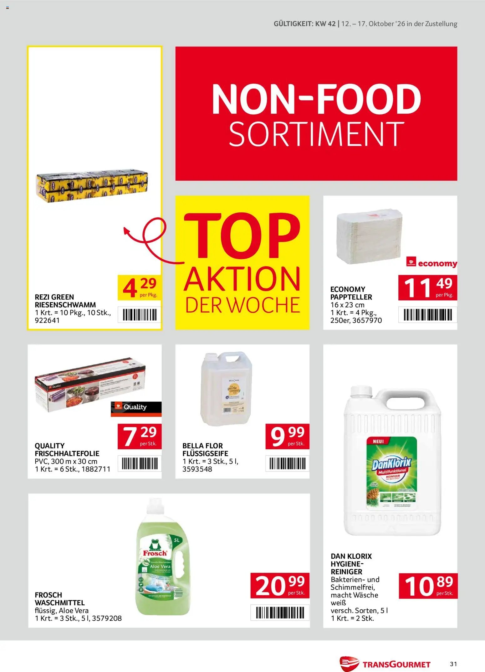 Transgourmet Flugblatt