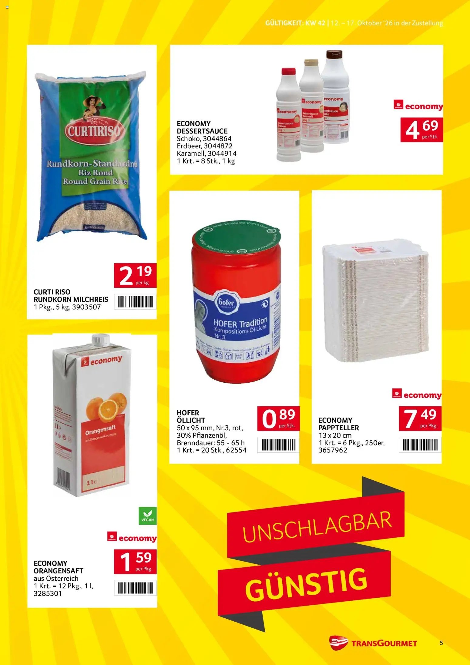 Transgourmet Flugblatt