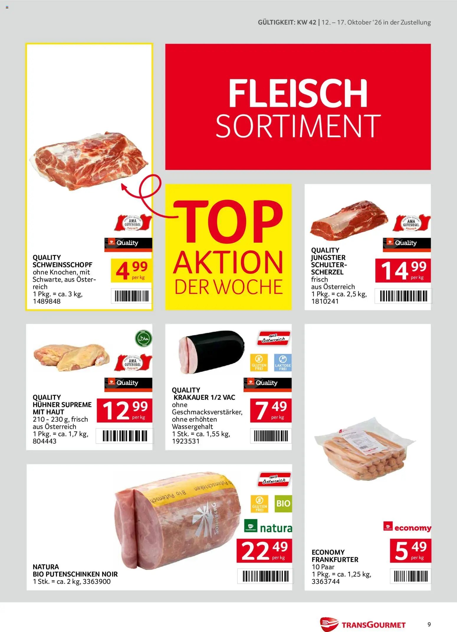 Transgourmet Flugblatt